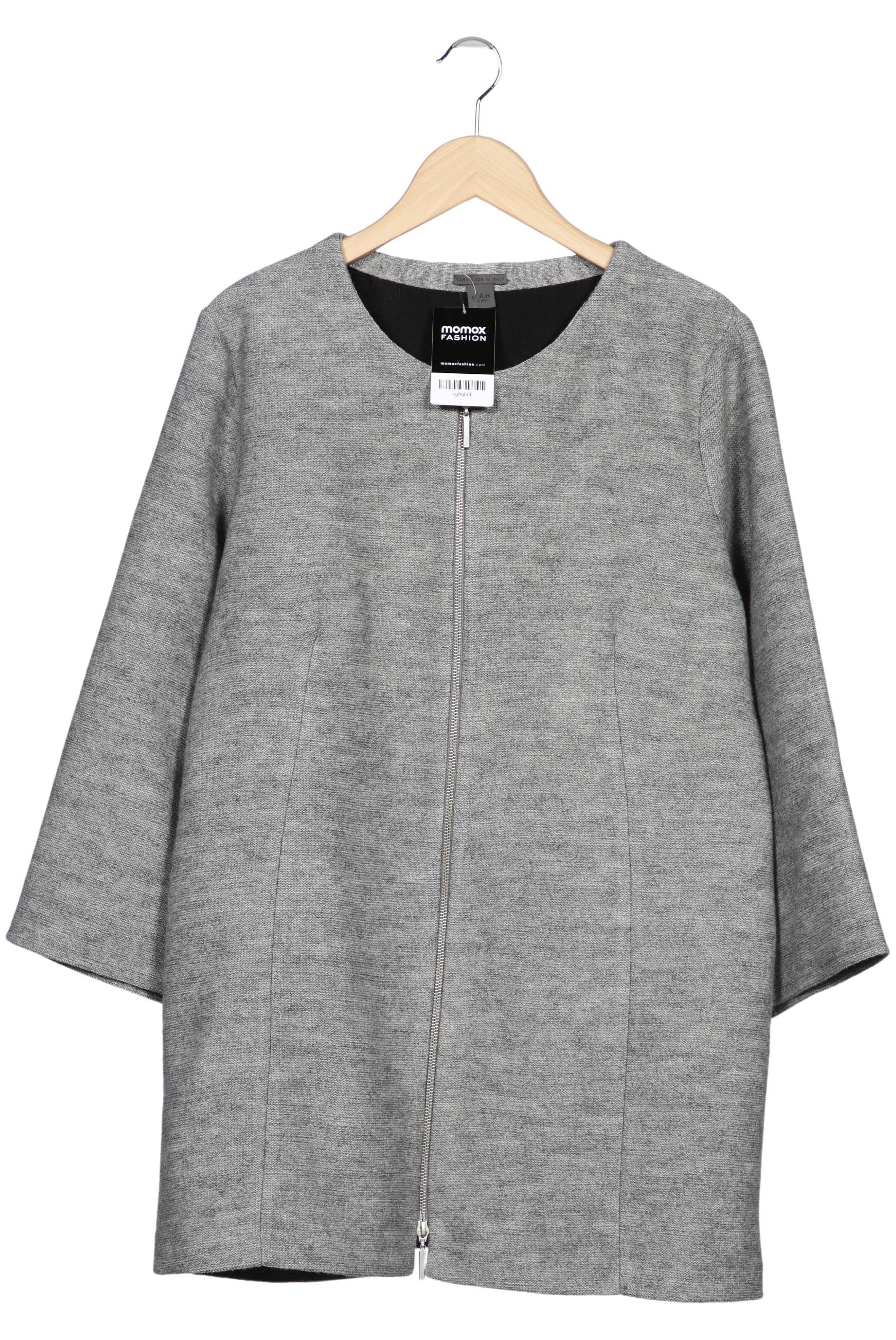 

s.Oliver Damen Strickjacke, grau, Gr. 42