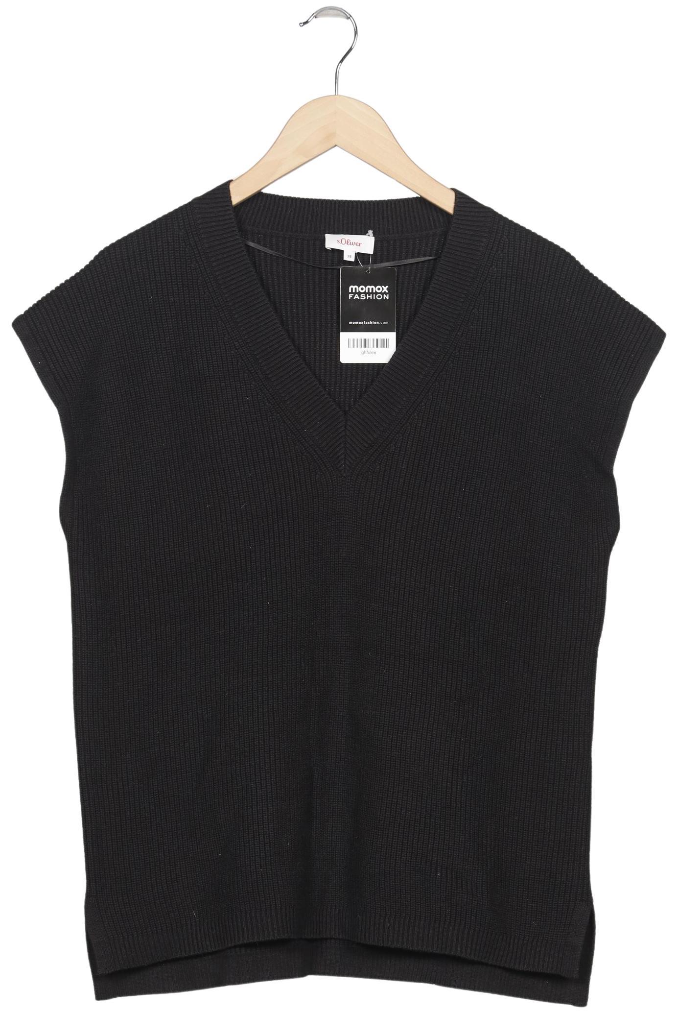 

s.Oliver Damen Pullover, schwarz, Gr. 38