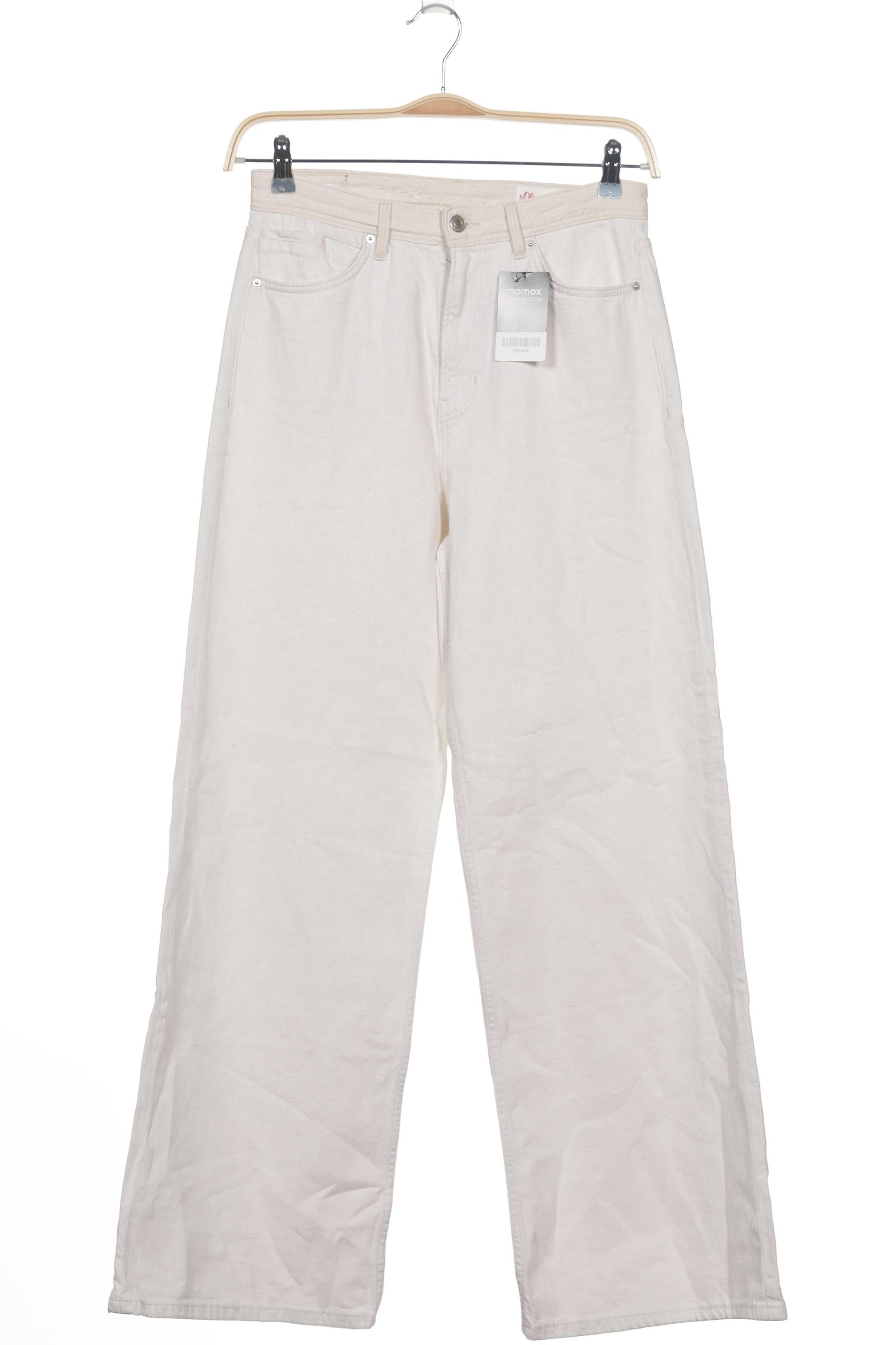 

s.Oliver Damen Jeans, cremeweiß, Gr. 36