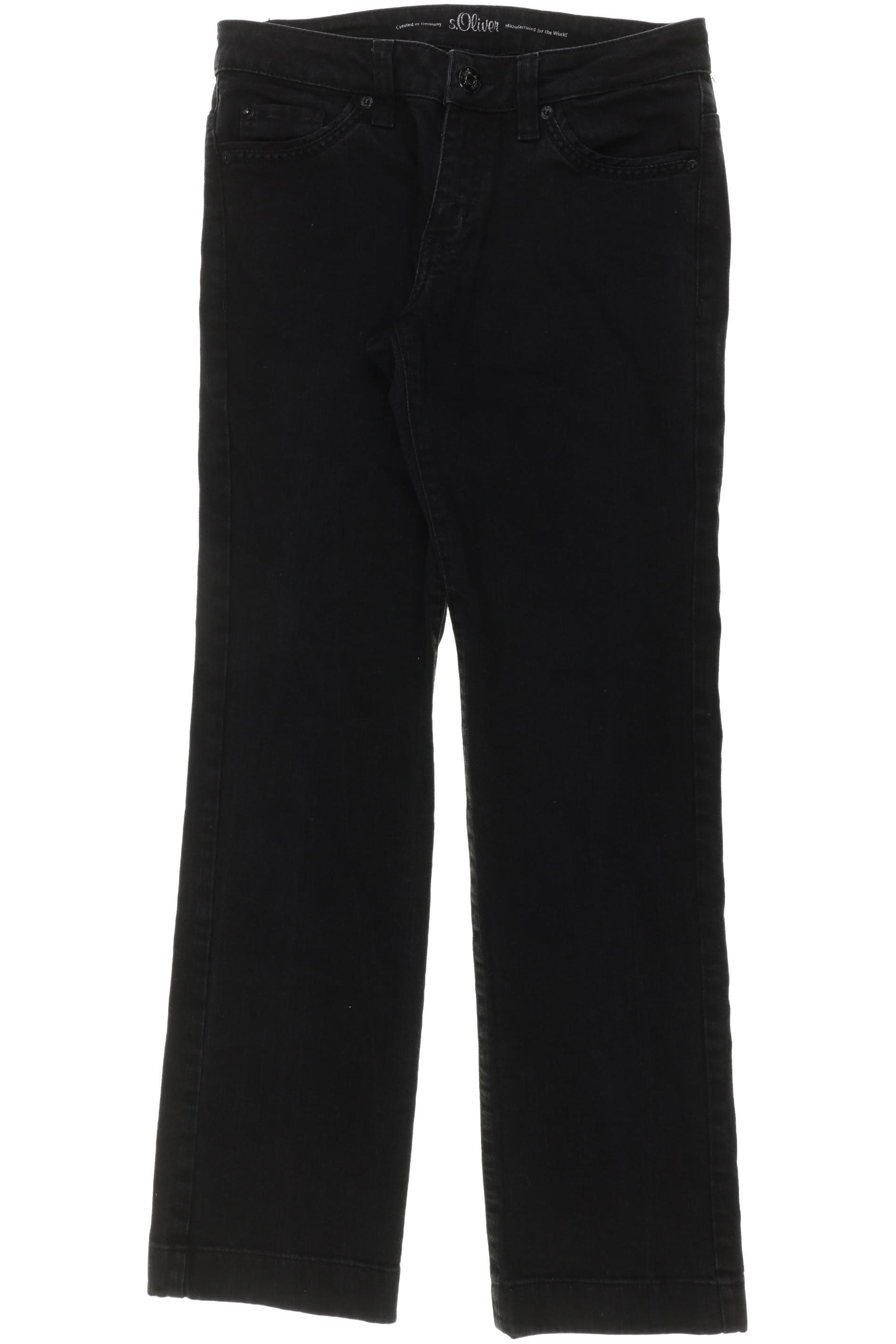 

s.Oliver Damen Jeans, schwarz, Gr. 38
