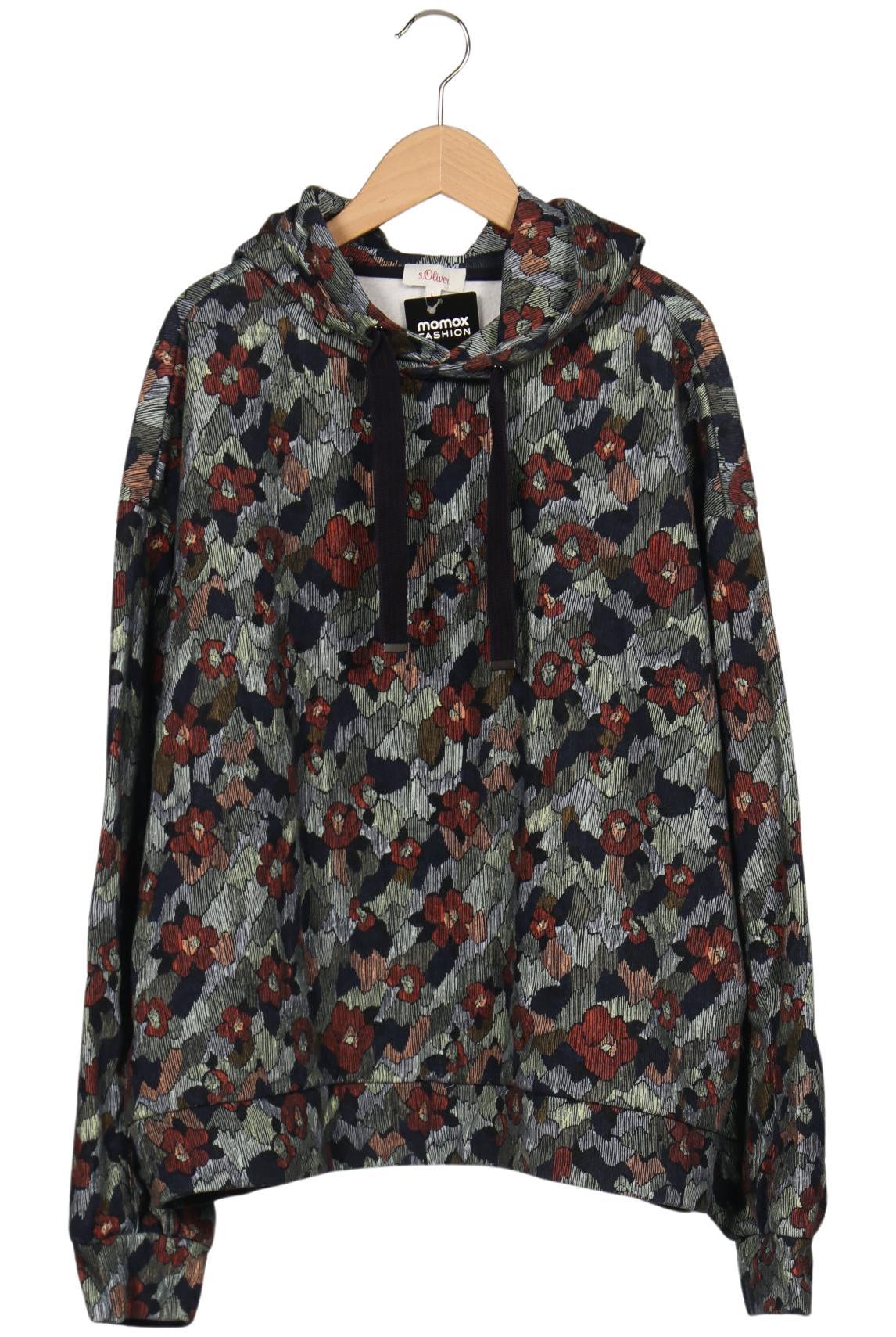 

s.Oliver Damen Kapuzenpullover, grün, Gr. 42