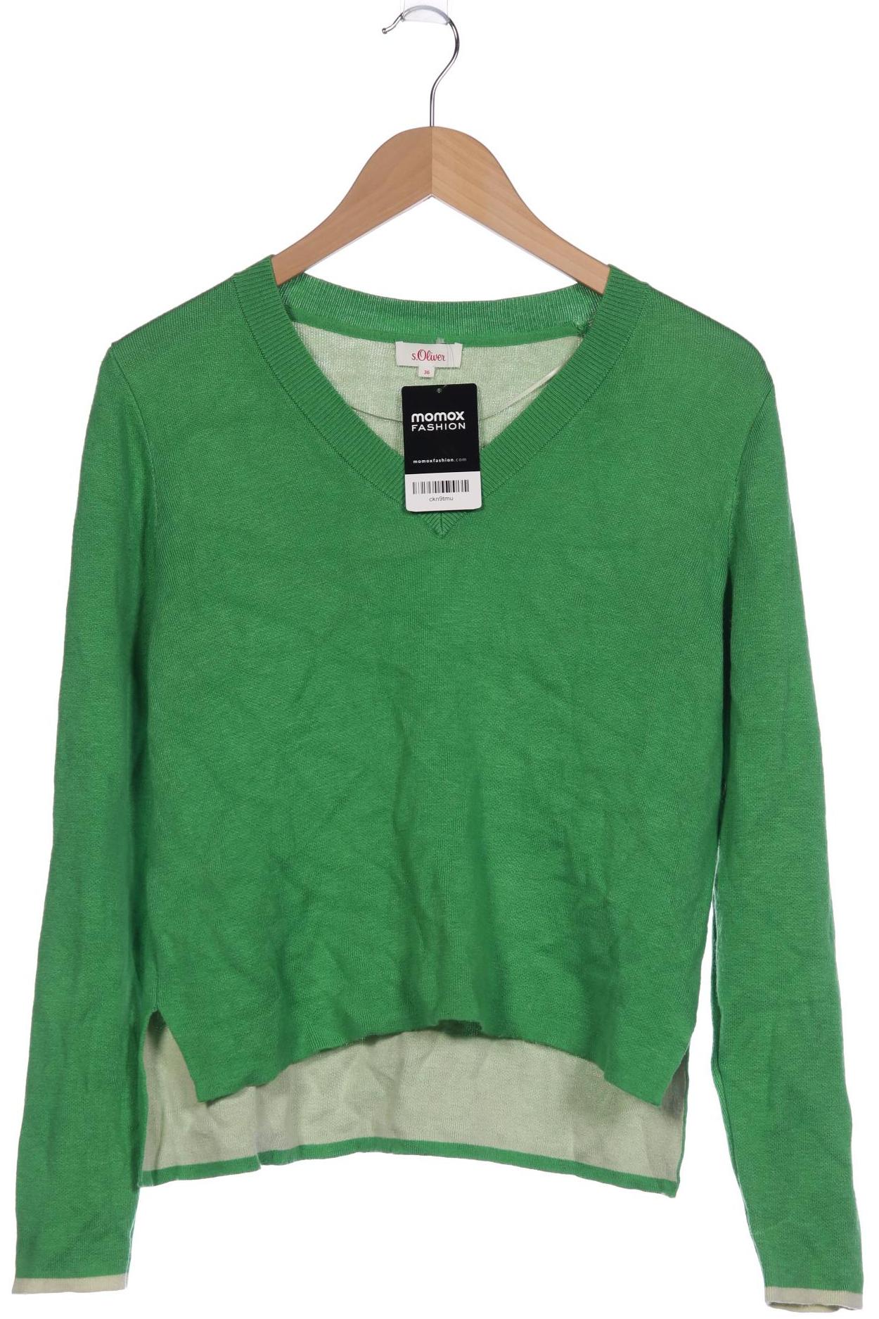 

s.Oliver Damen Pullover, grün