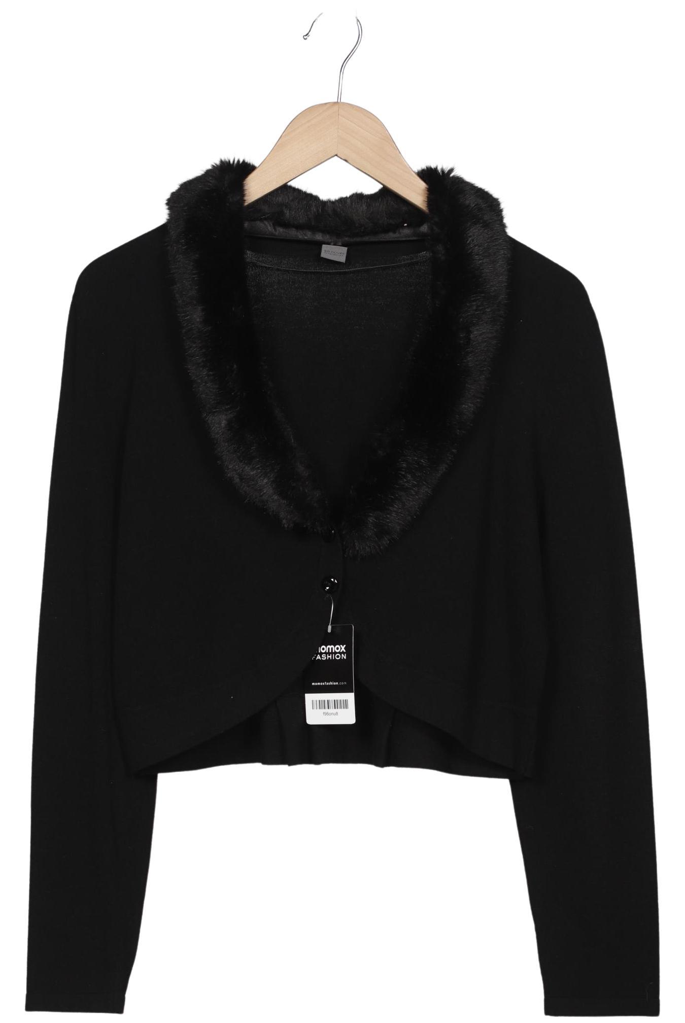 

s.Oliver Damen Strickjacke, schwarz, Gr. 44