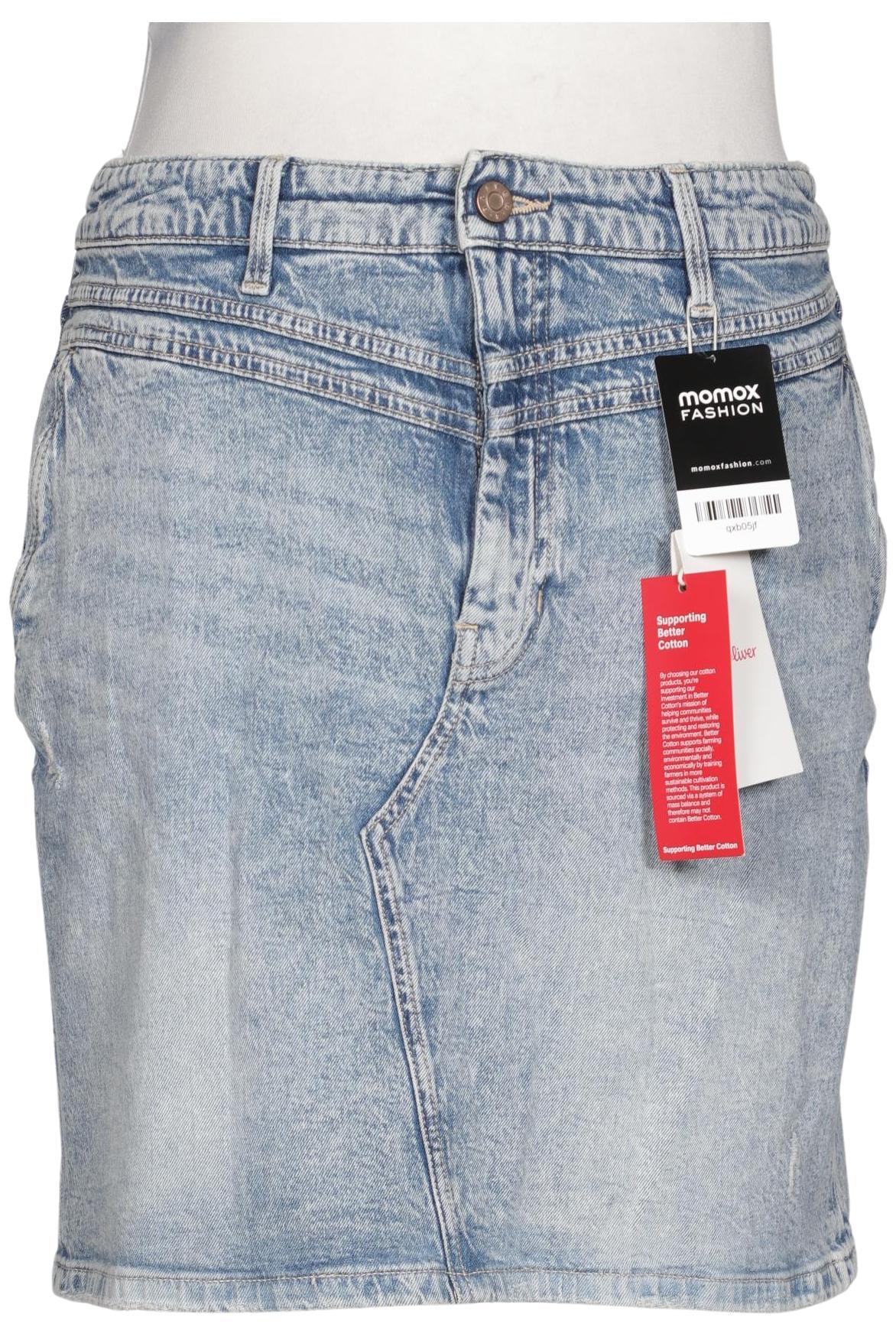 

s.Oliver Damen Rock, hellblau, Gr. 42