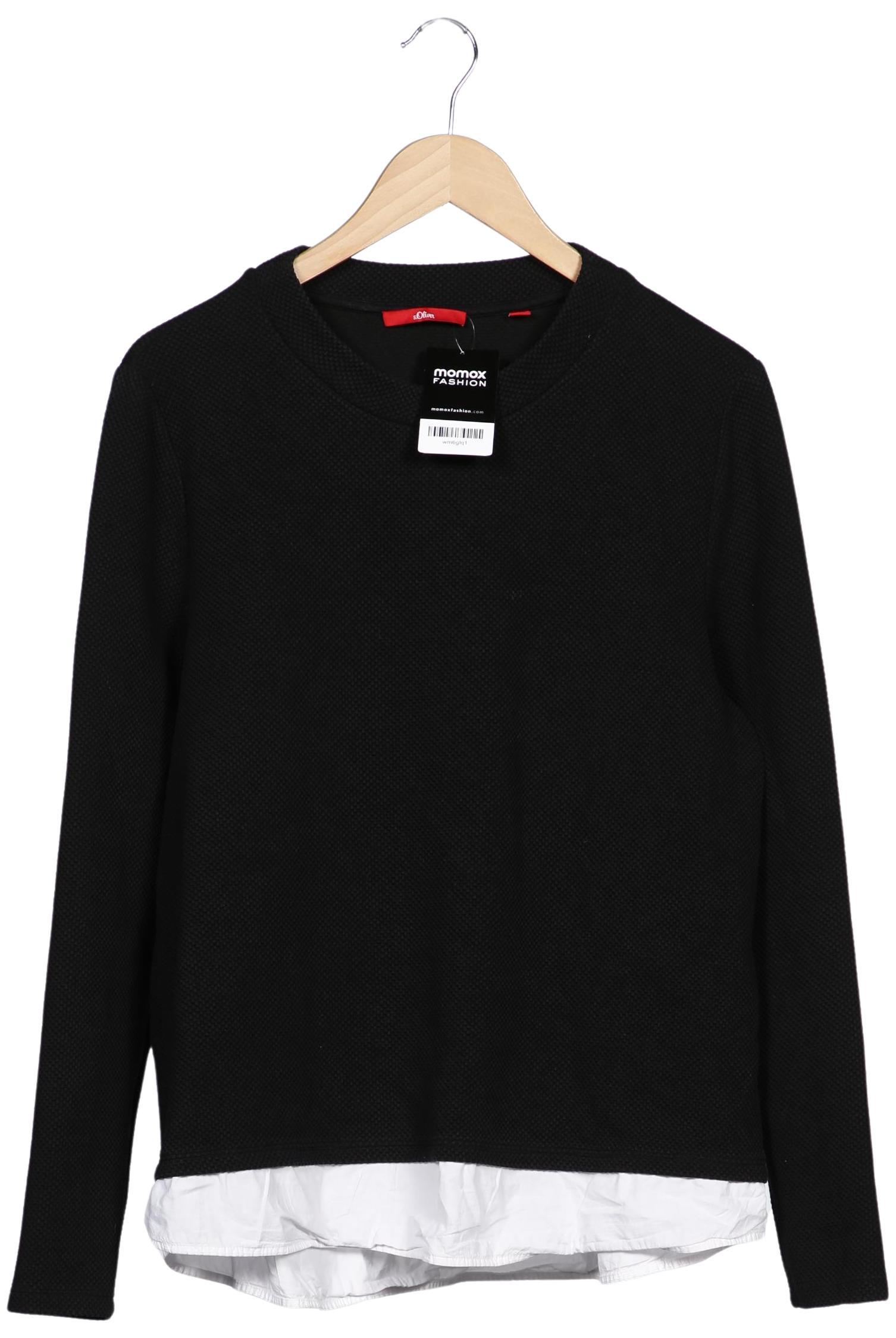 

s.Oliver Damen Sweatshirt, schwarz, Gr. 44