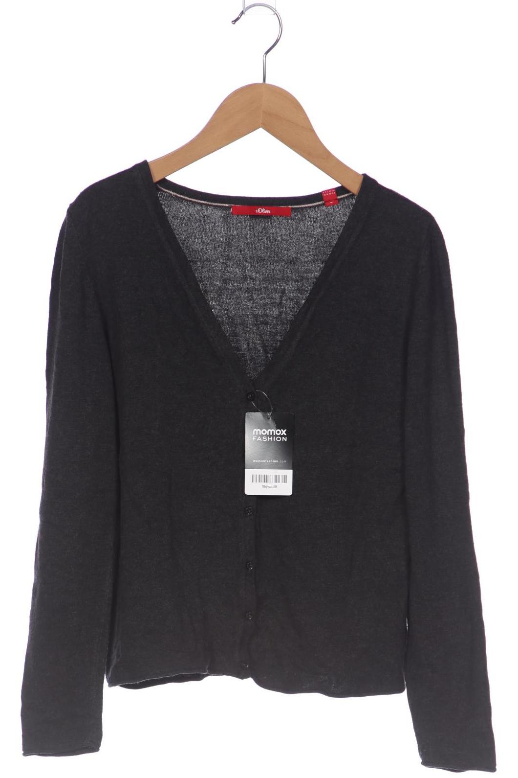 

s.Oliver Damen Strickjacke, grau, Gr. 36