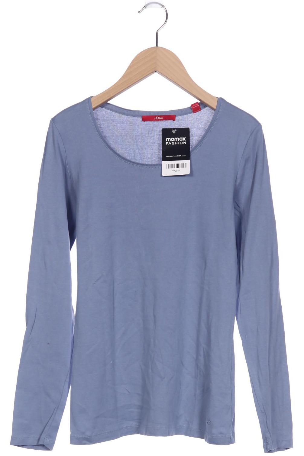 

s.Oliver Damen Langarmshirt, hellblau, Gr. 38