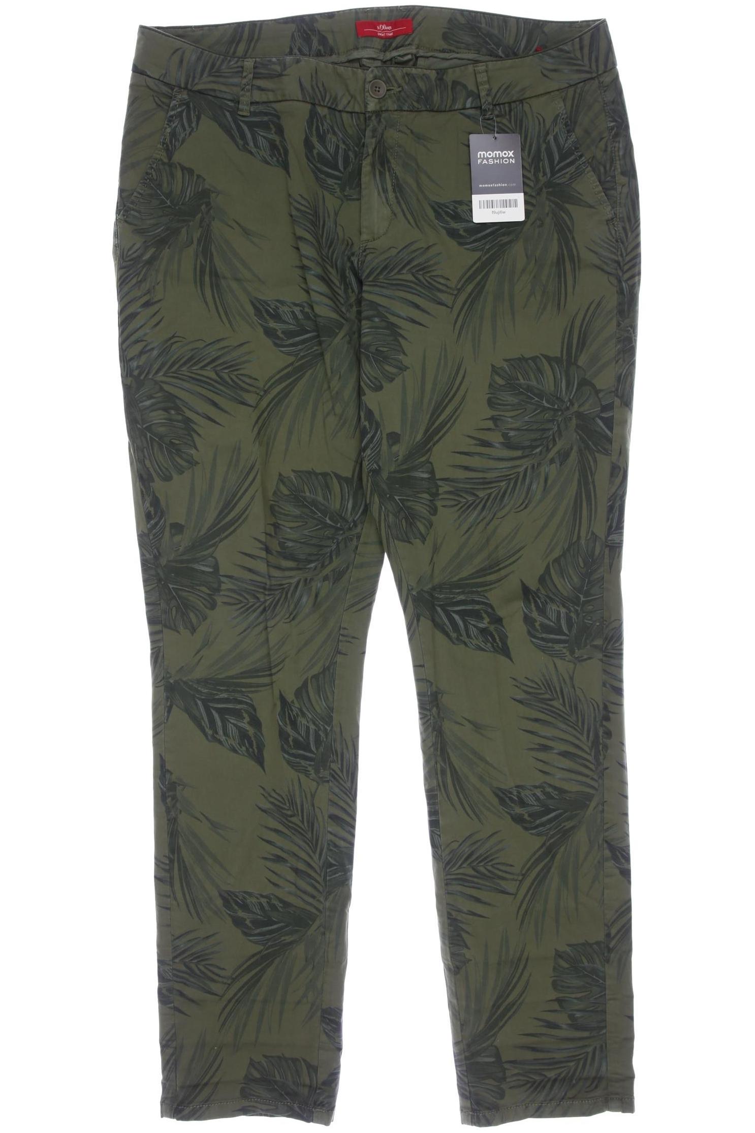

s.Oliver Damen Stoffhose, grün, Gr. 42