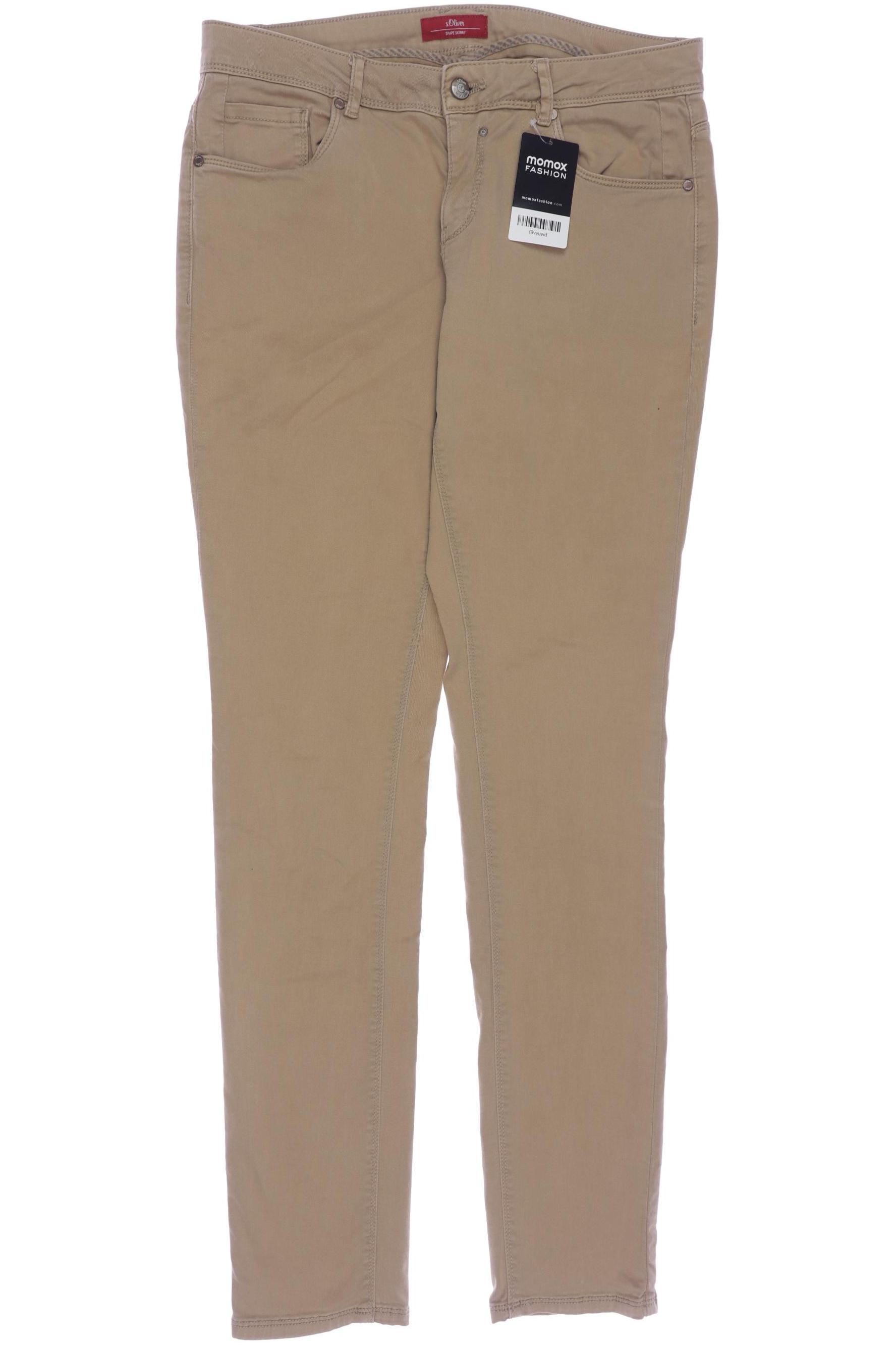 

s.Oliver Damen Stoffhose, beige, Gr. 33