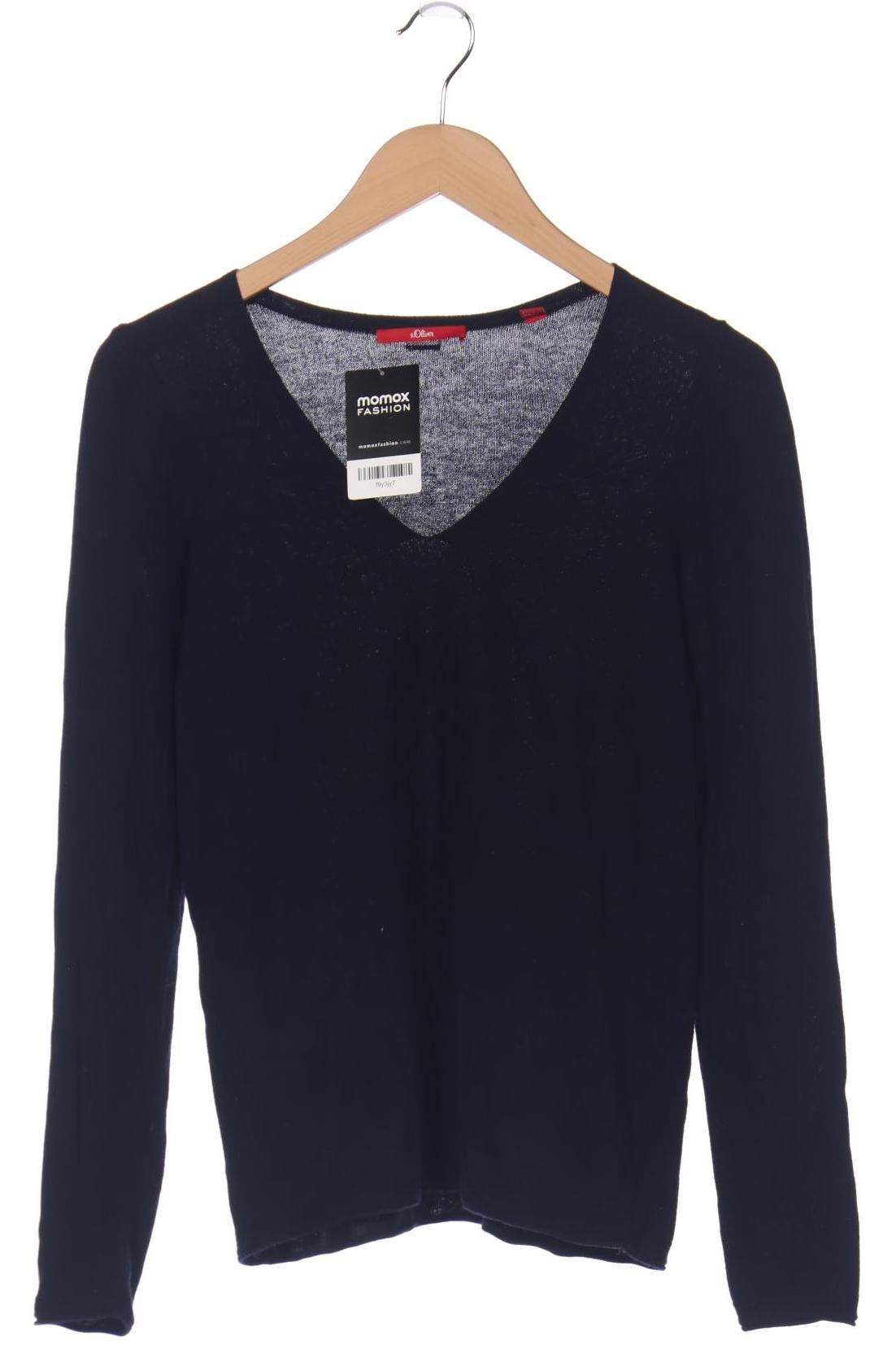 

s.Oliver Damen Pullover, marineblau