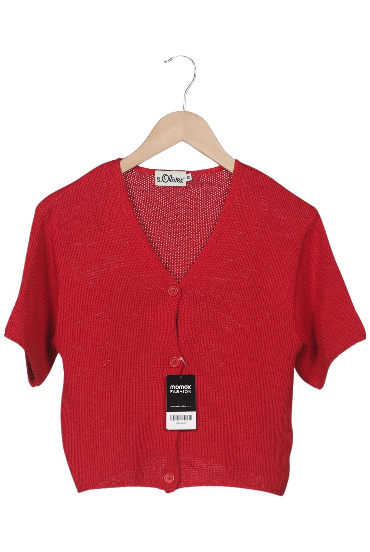 

s.Oliver Damen Strickjacke, rot, Gr. 40