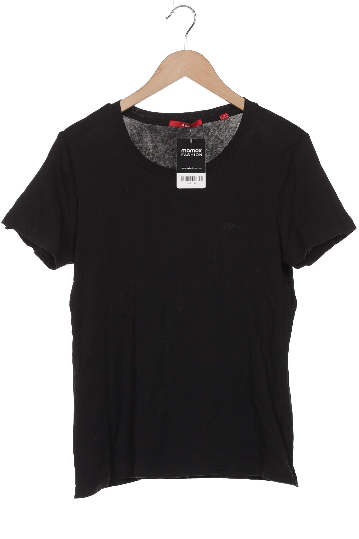 

s.Oliver Damen T-Shirt, schwarz, Gr. 44