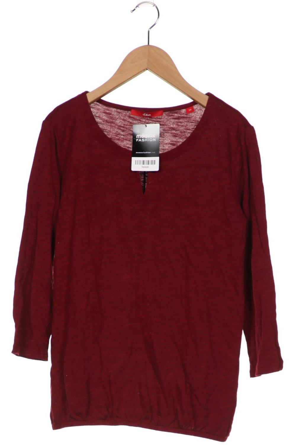 

s.Oliver Damen Langarmshirt, bordeaux