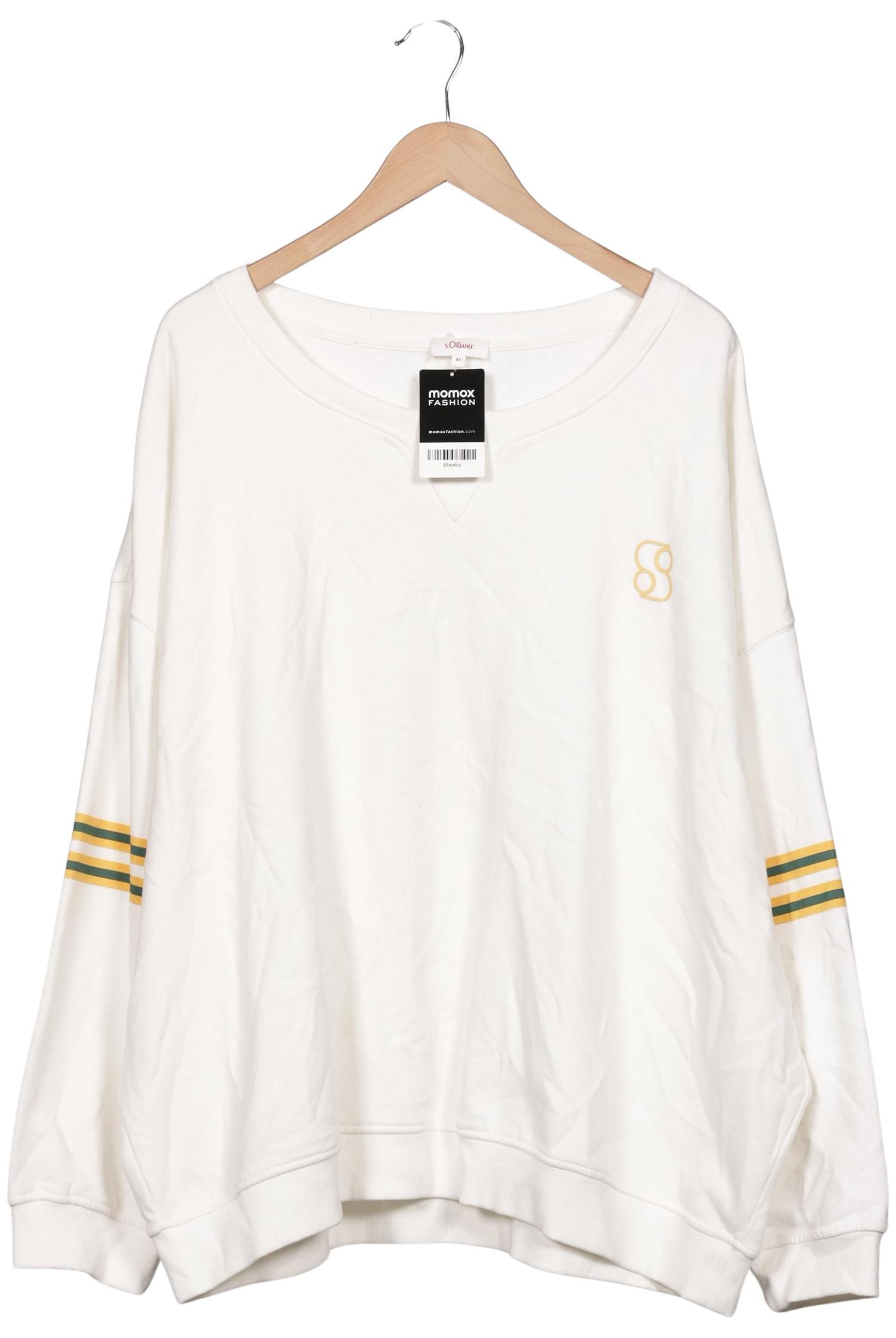 

s.Oliver Damen Sweatshirt, cremeweiß, Gr. 48