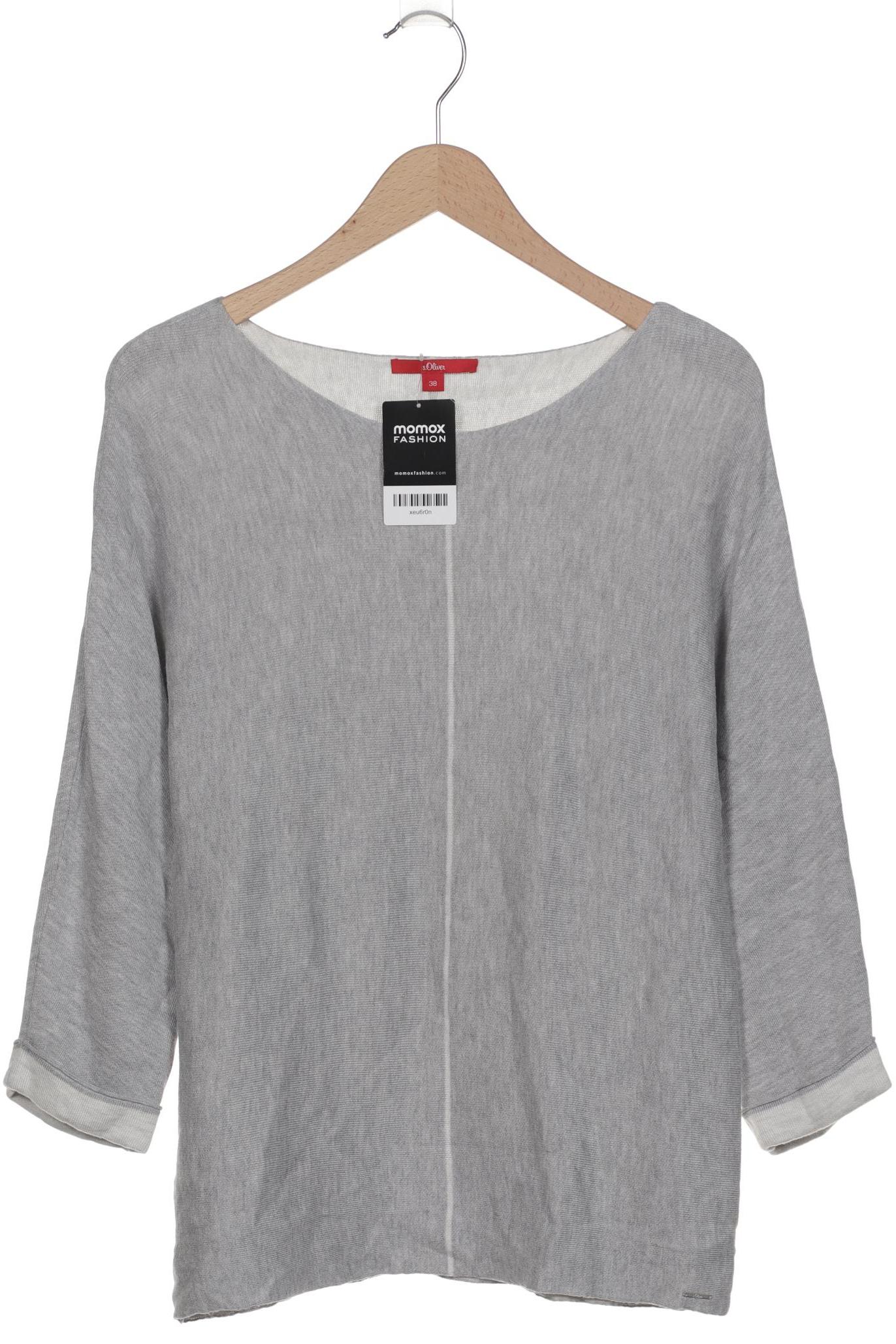 

s.Oliver Damen Pullover, grau, Gr. 38