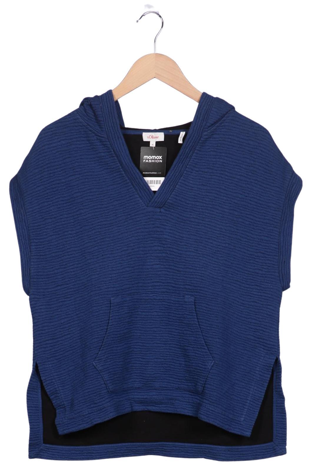 

s.Oliver Damen Kapuzenpullover, marineblau, Gr. 38