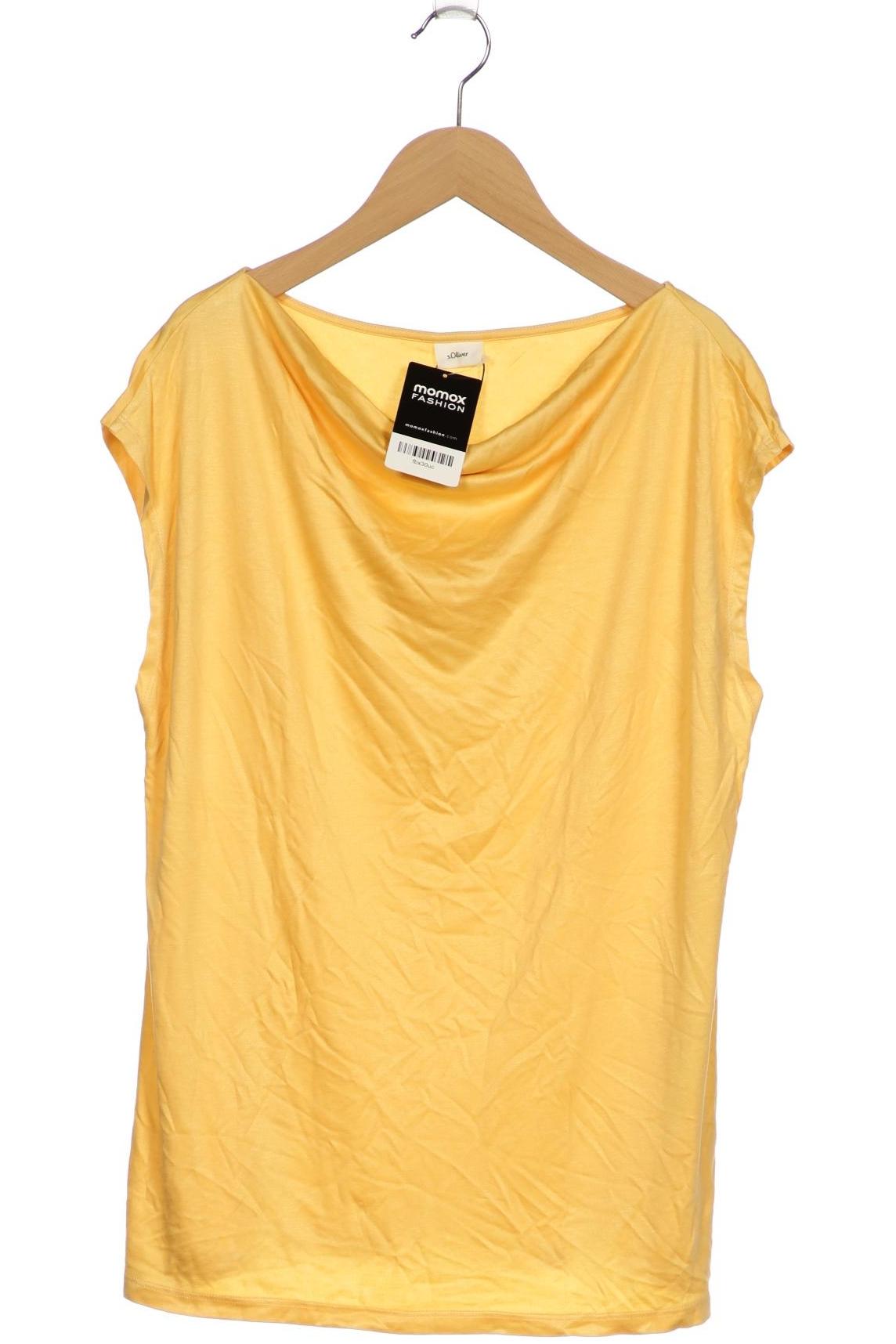 

s.Oliver Damen T-Shirt, gelb, Gr. 42