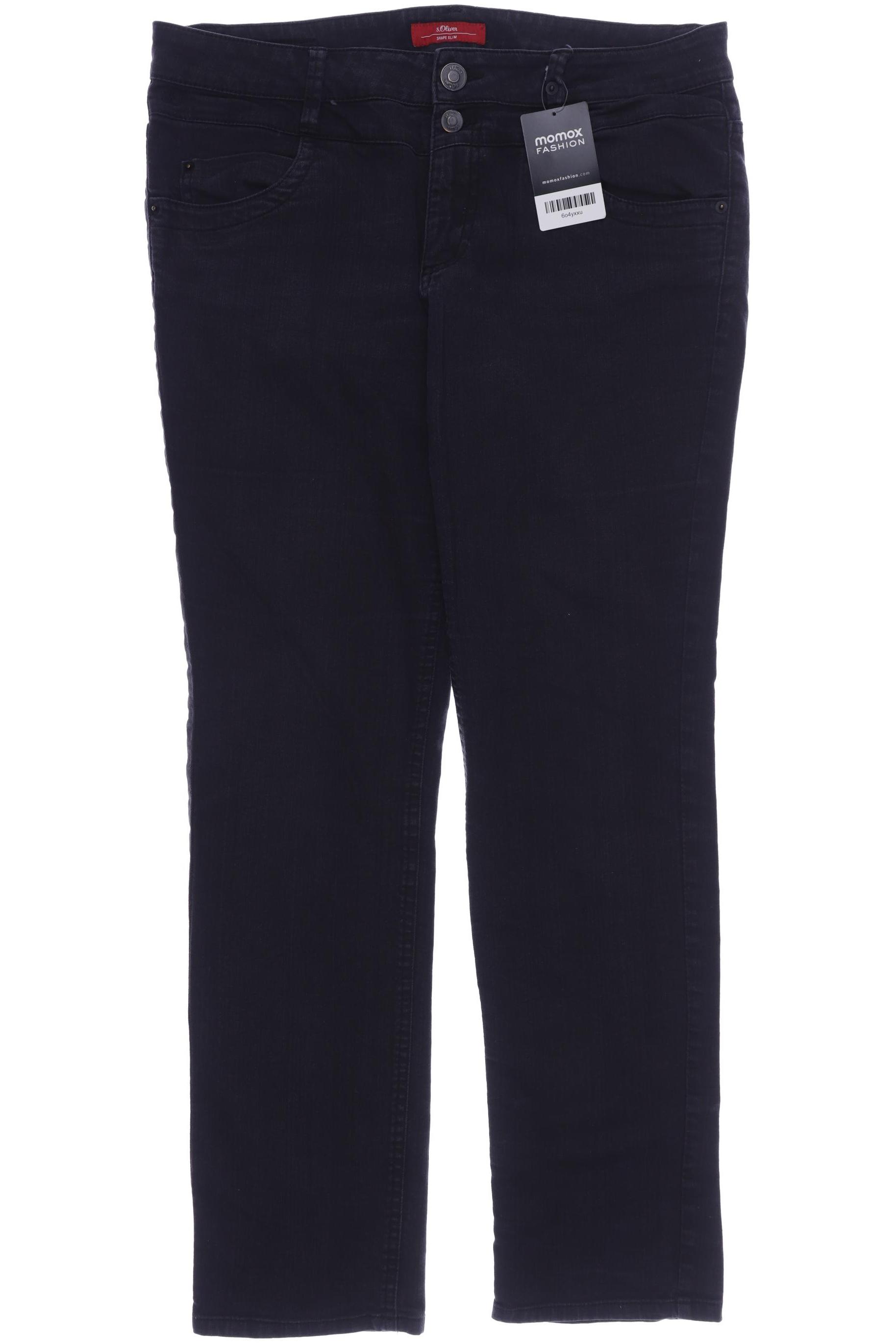 

s.Oliver Damen Jeans, schwarz