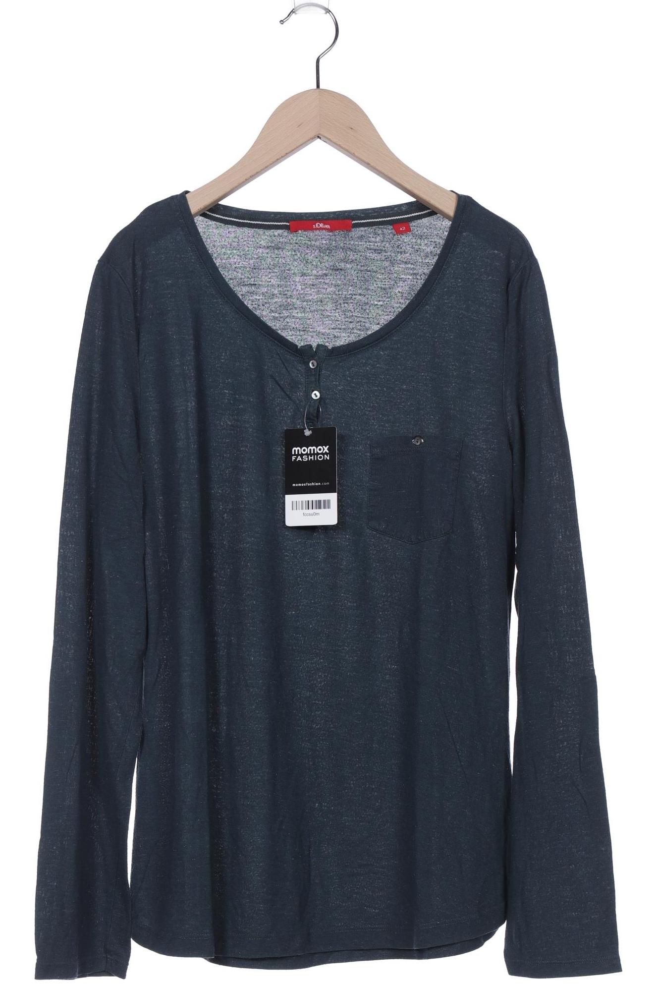 

s.Oliver Damen Langarmshirt, grün, Gr. 42