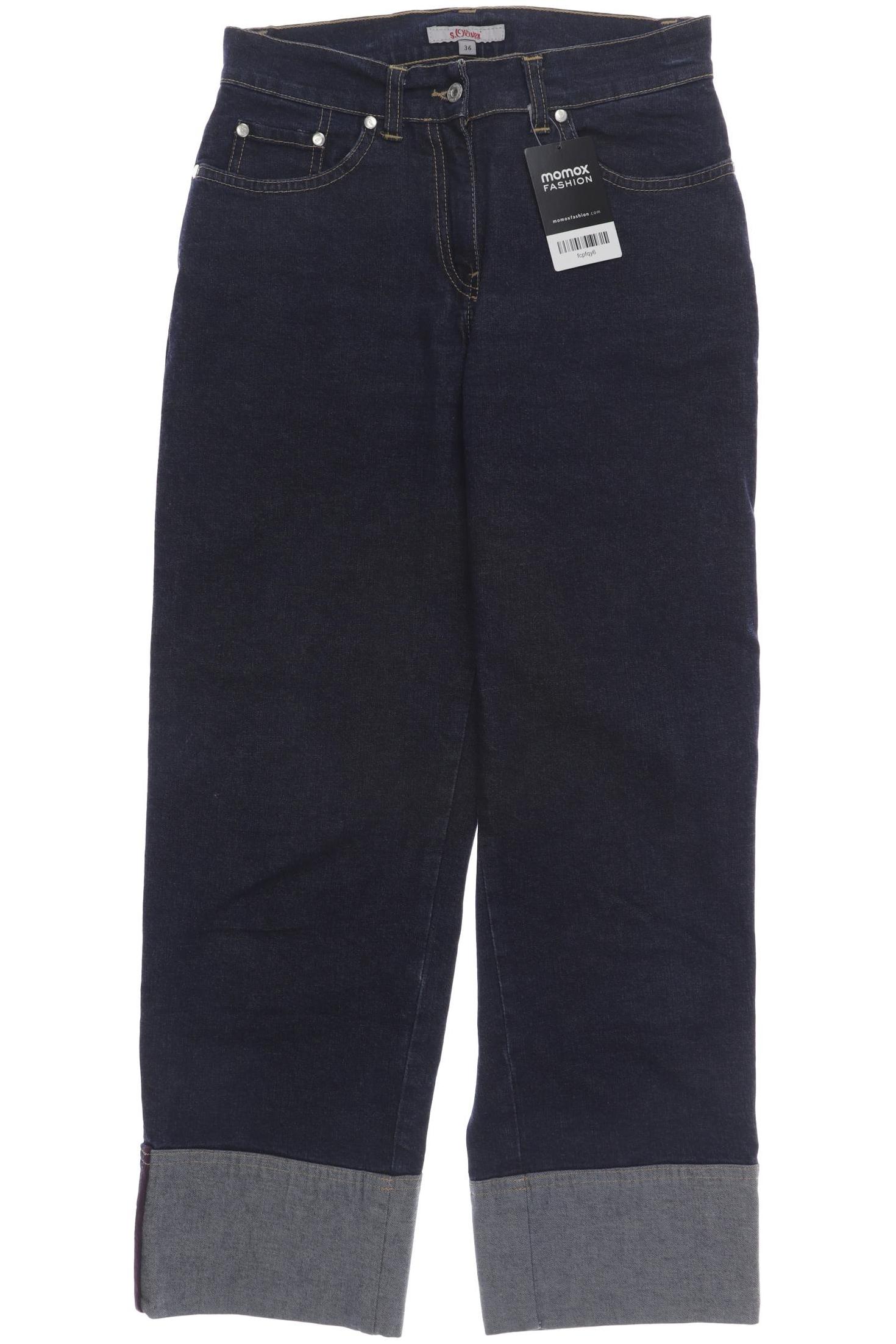 

s.Oliver Damen Jeans, marineblau