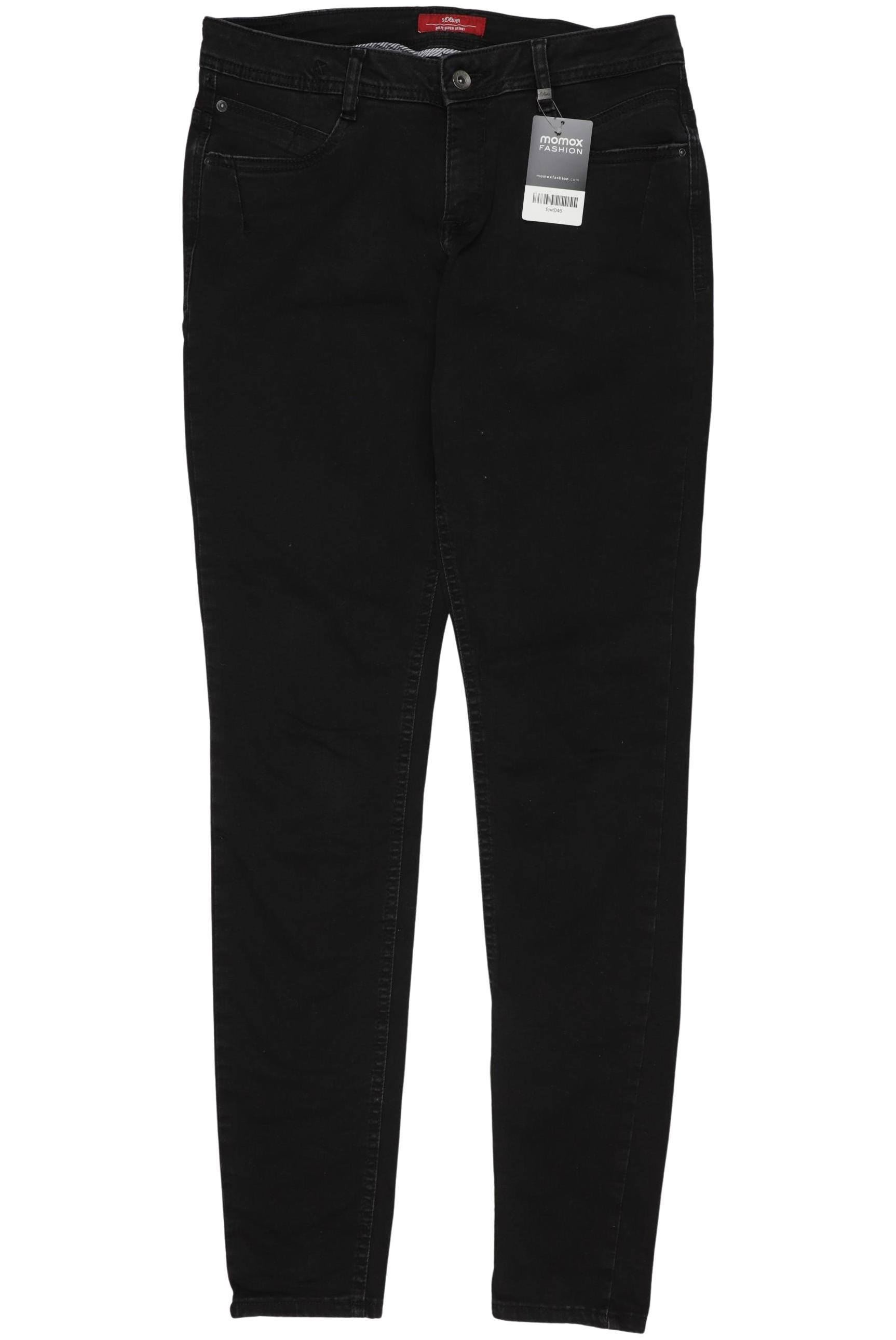 

s.Oliver Damen Jeans, schwarz, Gr. 40