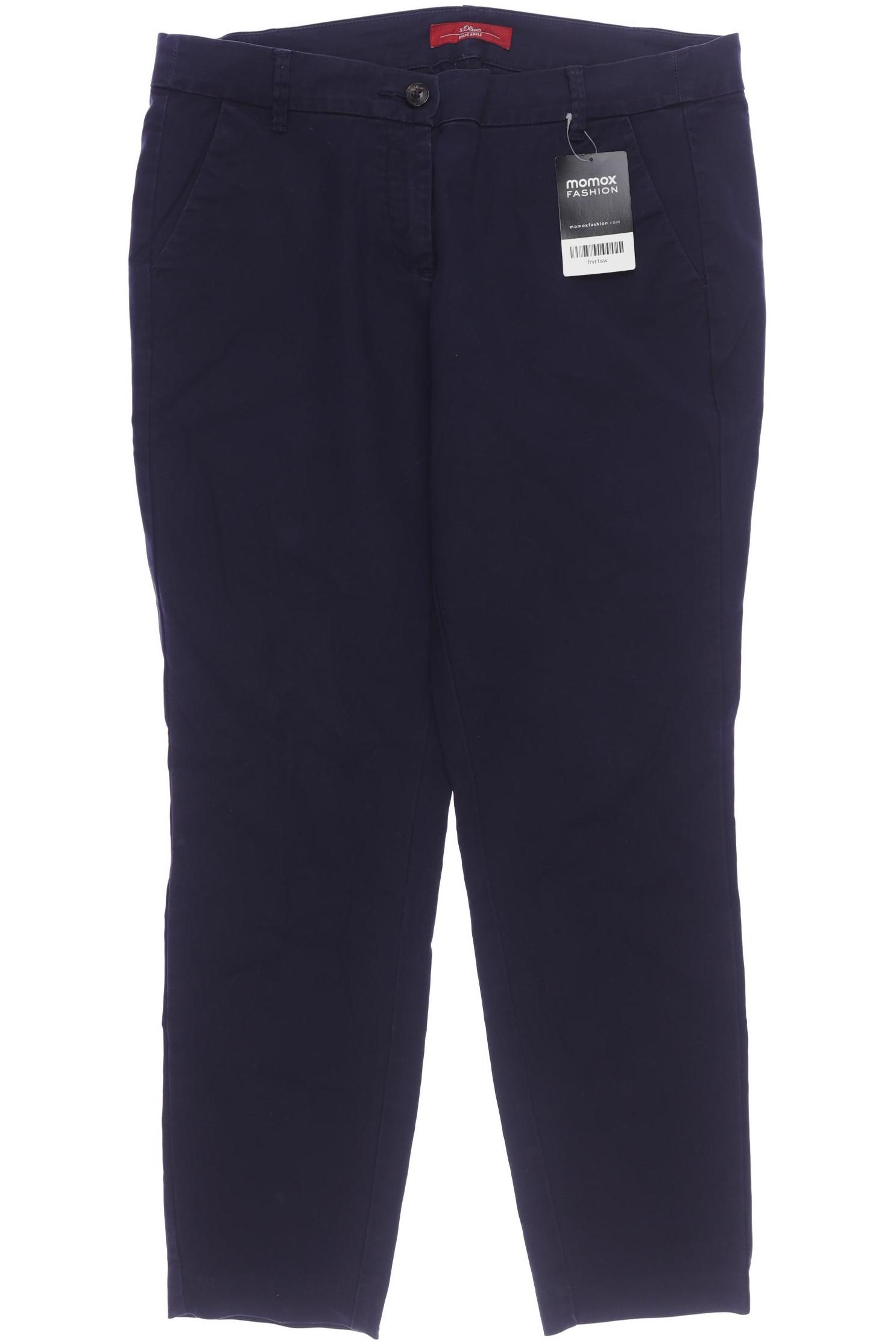 

s.Oliver Damen Stoffhose, marineblau, Gr. 38