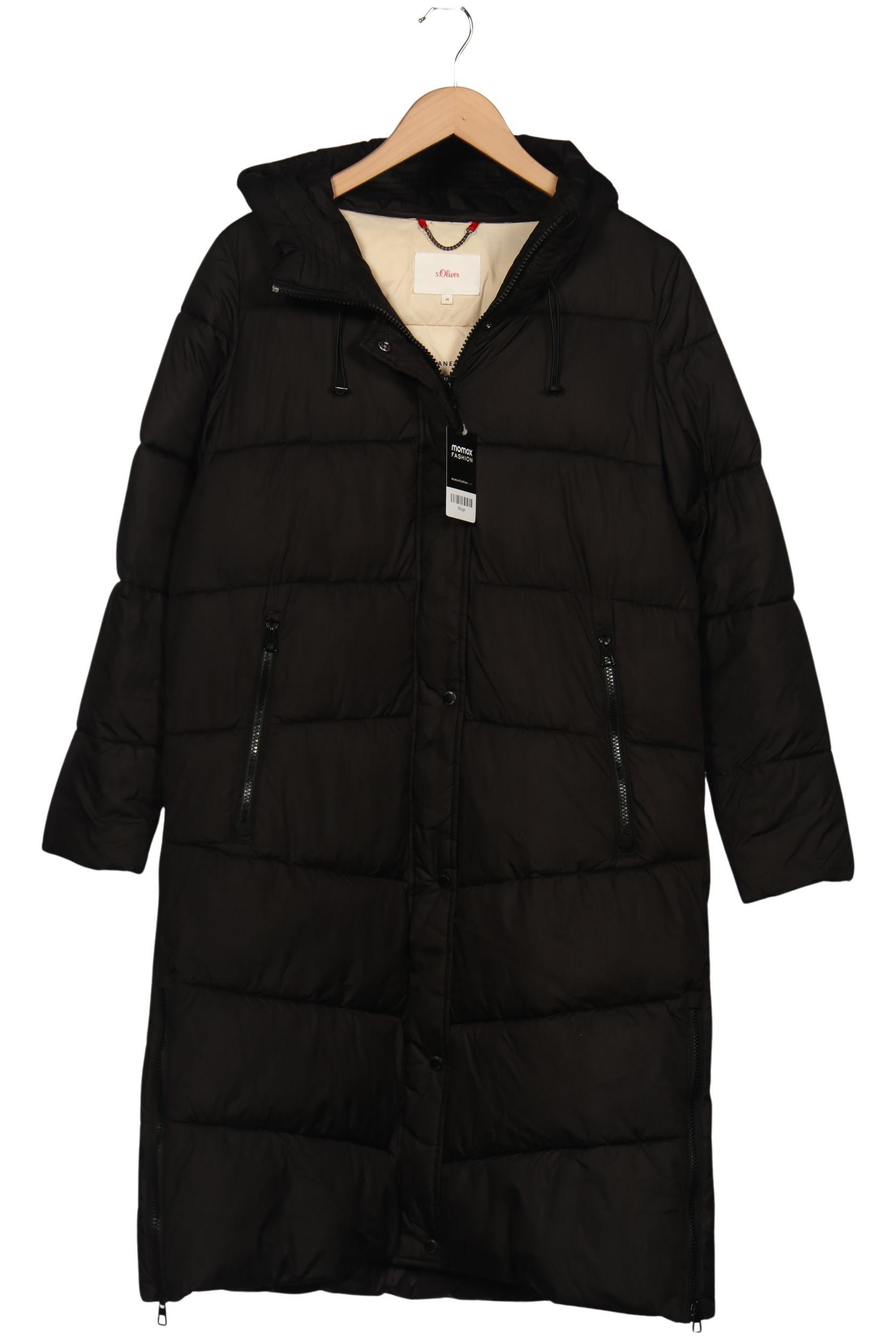 

s.Oliver Damen Mantel, schwarz, Gr. 36