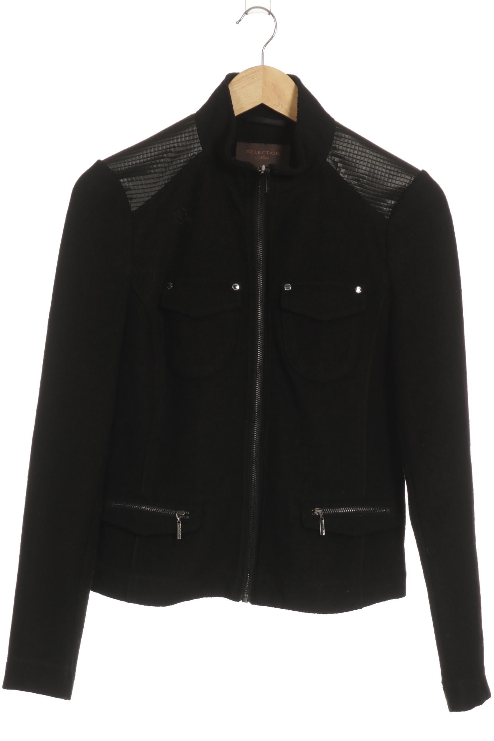 

s.Oliver Damen Blazer, schwarz, Gr. 38