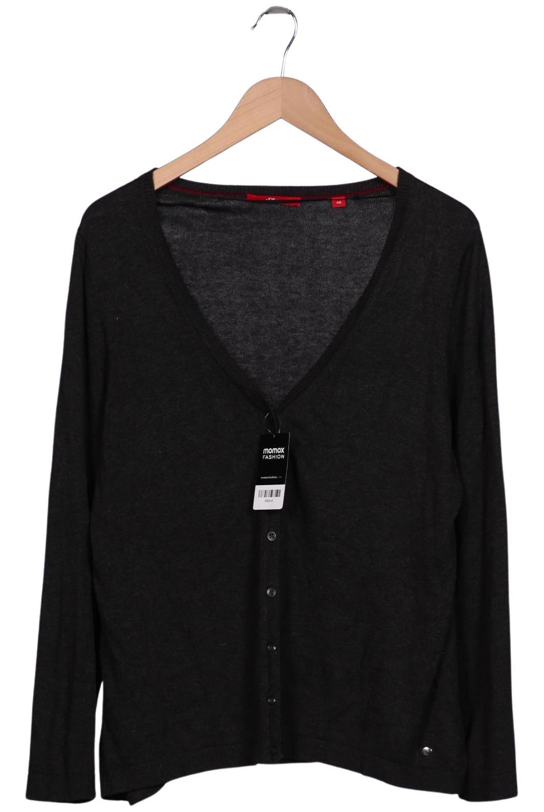 

s.Oliver Damen Strickjacke, grau, Gr. 46