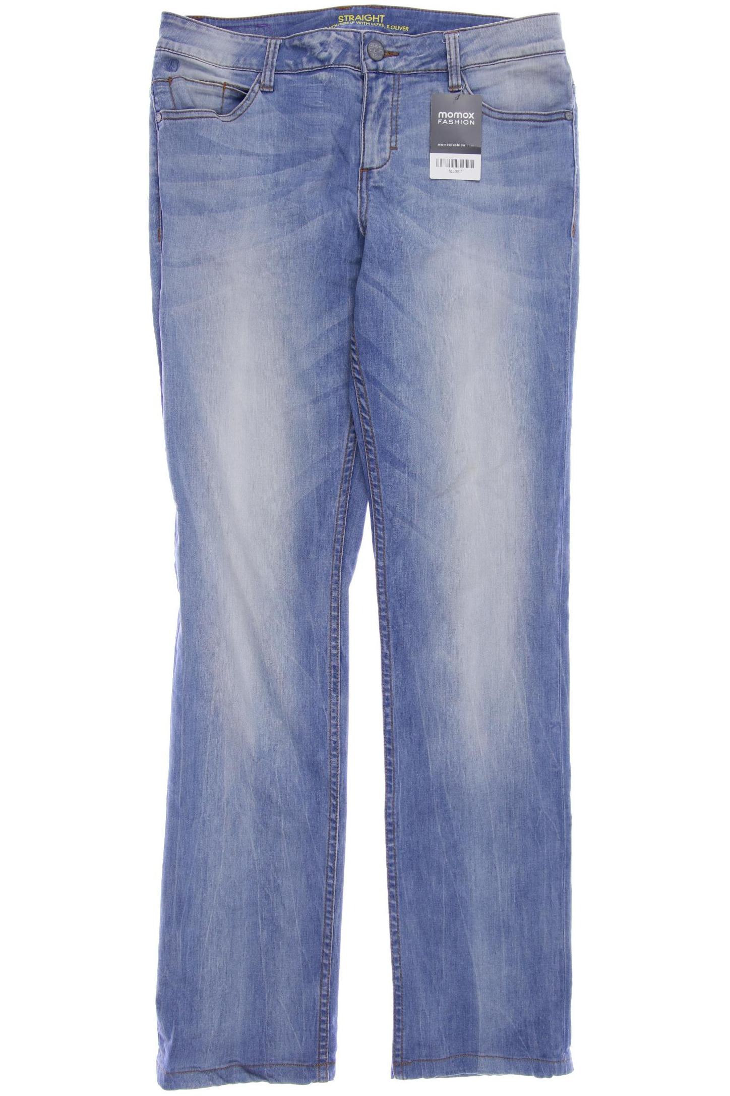 

s.Oliver Damen Jeans, blau