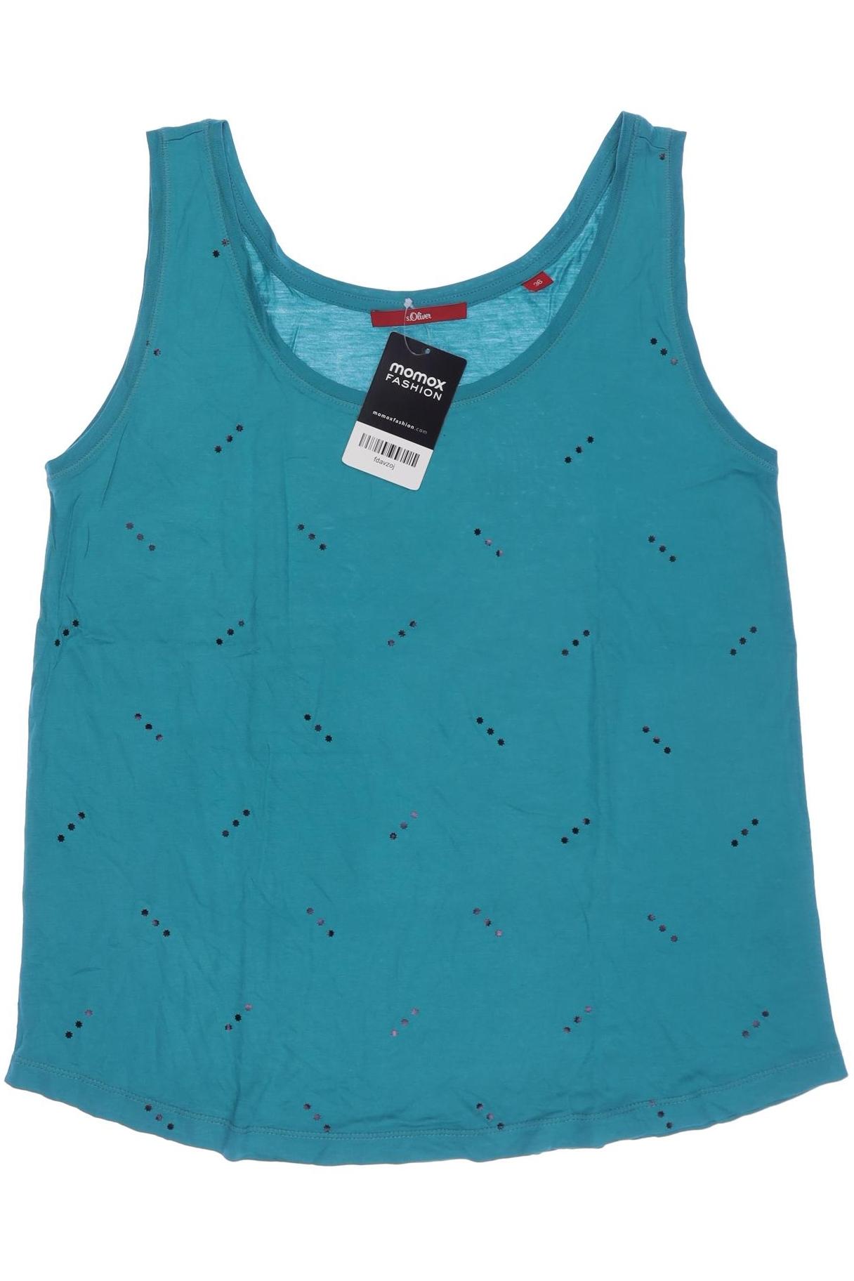 

s.Oliver Damen Top, türkis, Gr. 36