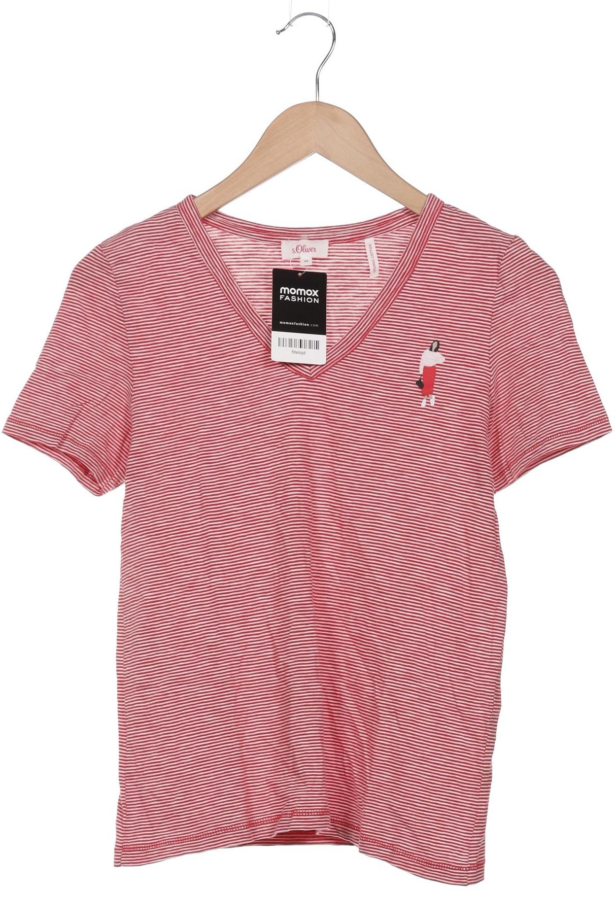 

s.Oliver Damen T-Shirt, rot, Gr. 34