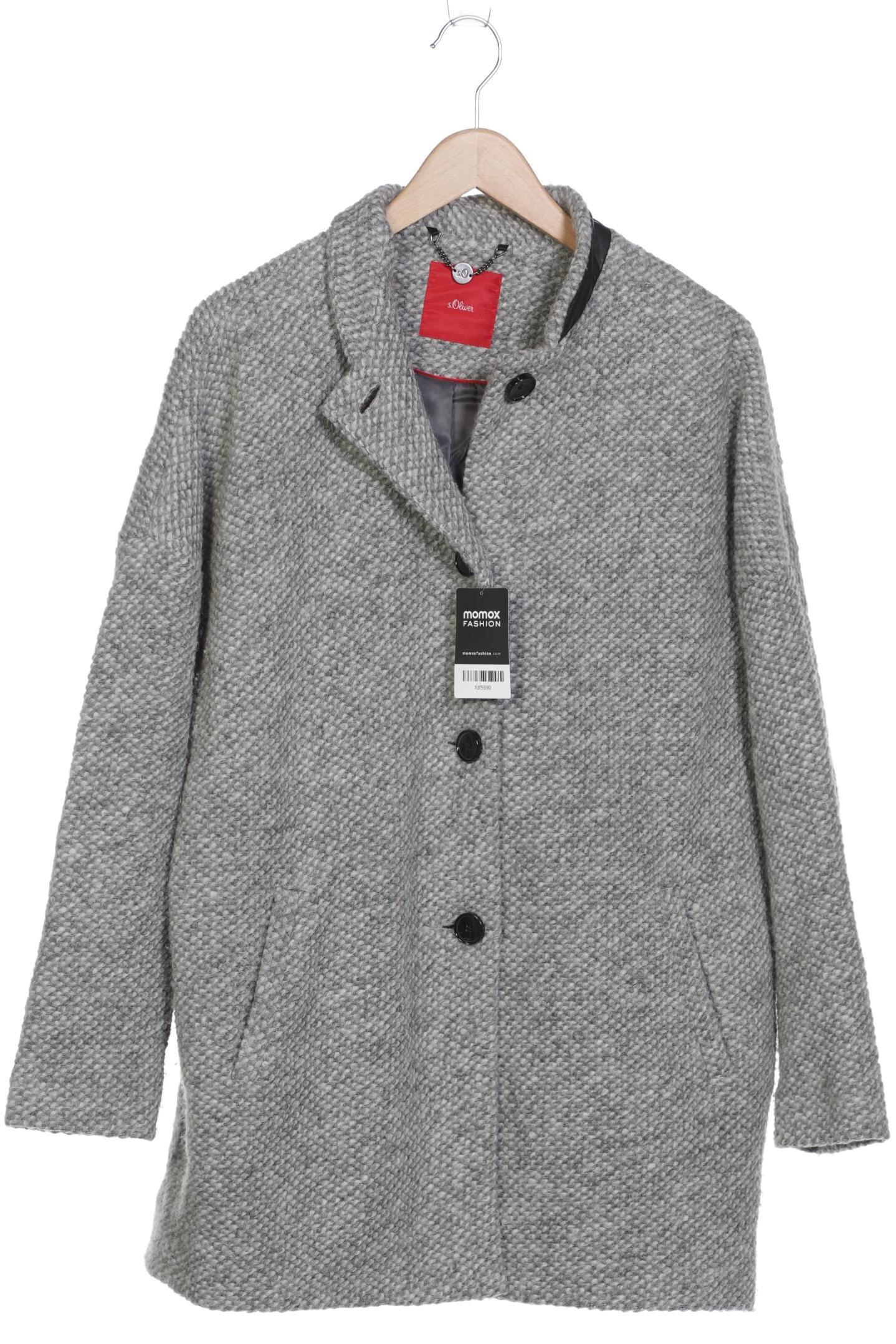 

s.Oliver Damen Mantel, grau, Gr. 42