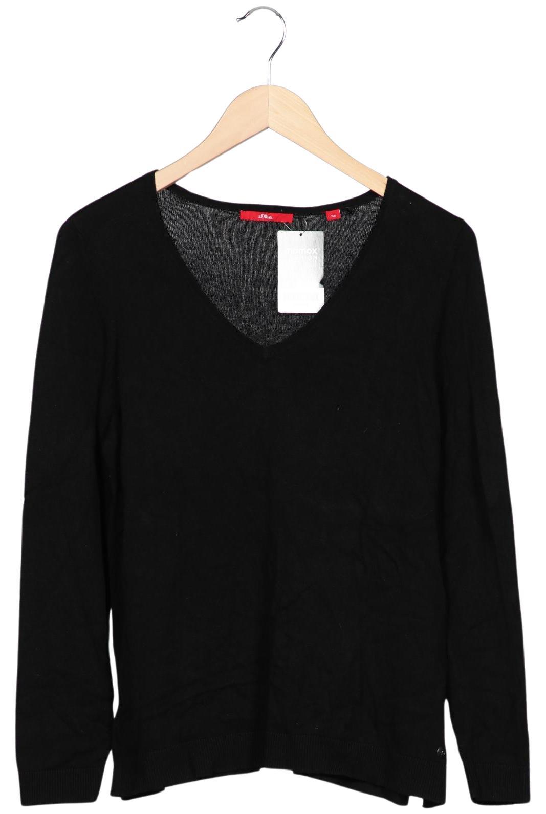 

s.Oliver Damen Pullover, schwarz, Gr. 36