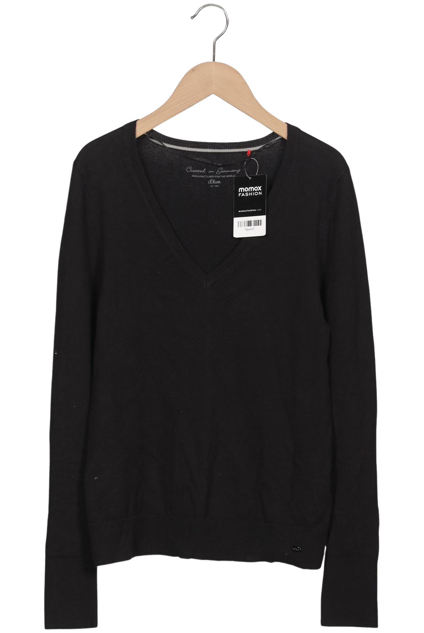 

s.Oliver Damen Pullover, schwarz, Gr. 36