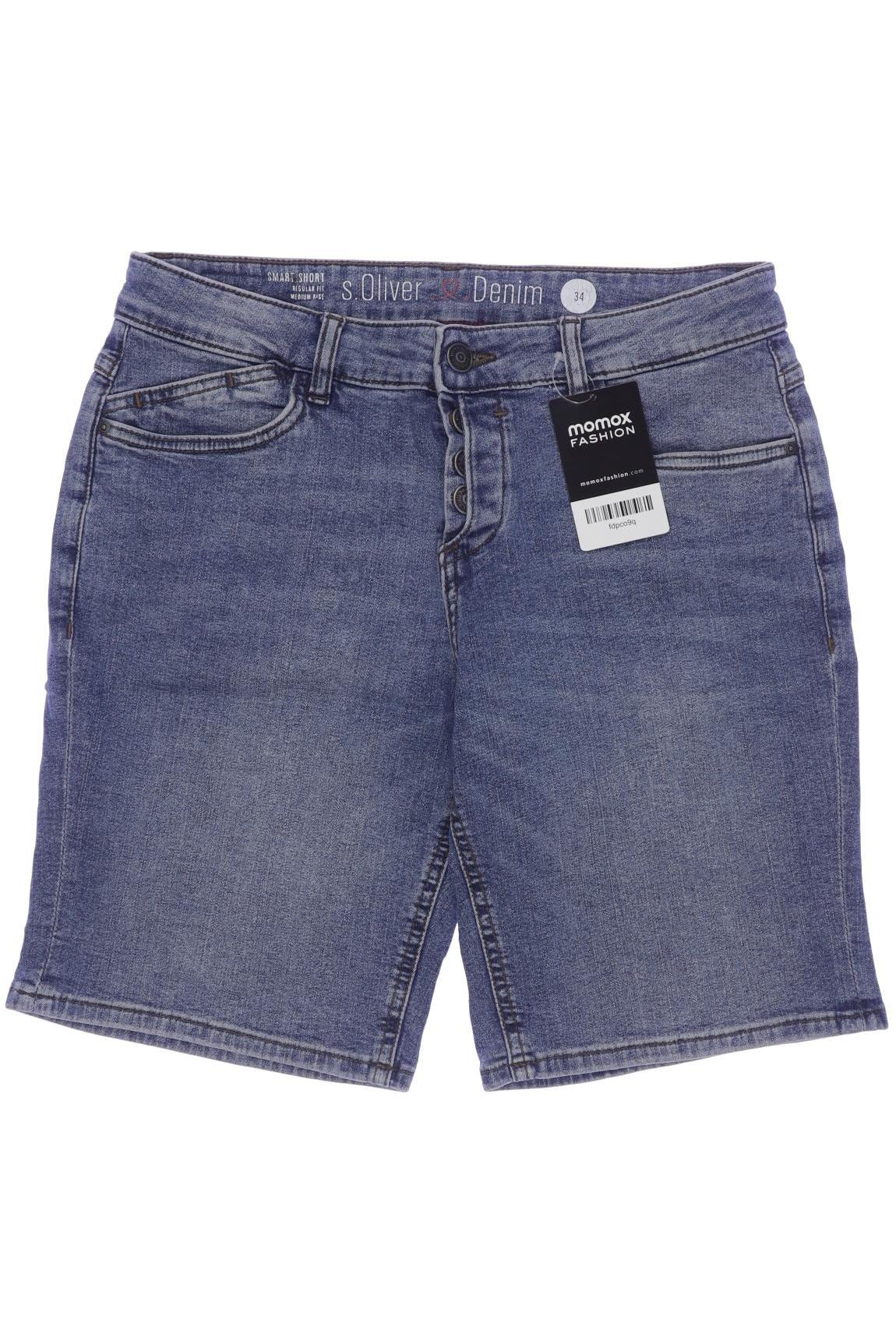 

s.Oliver Damen Shorts, blau, Gr. 34