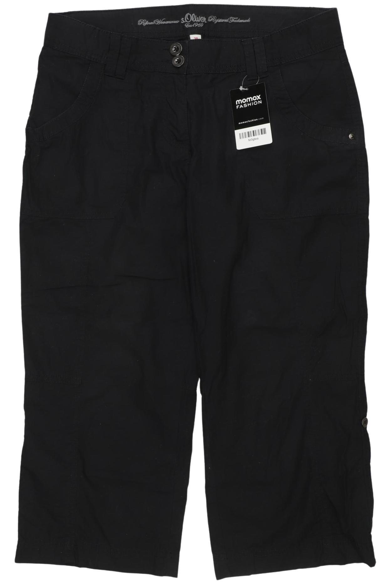 

s.Oliver Damen Shorts, schwarz, Gr. 38