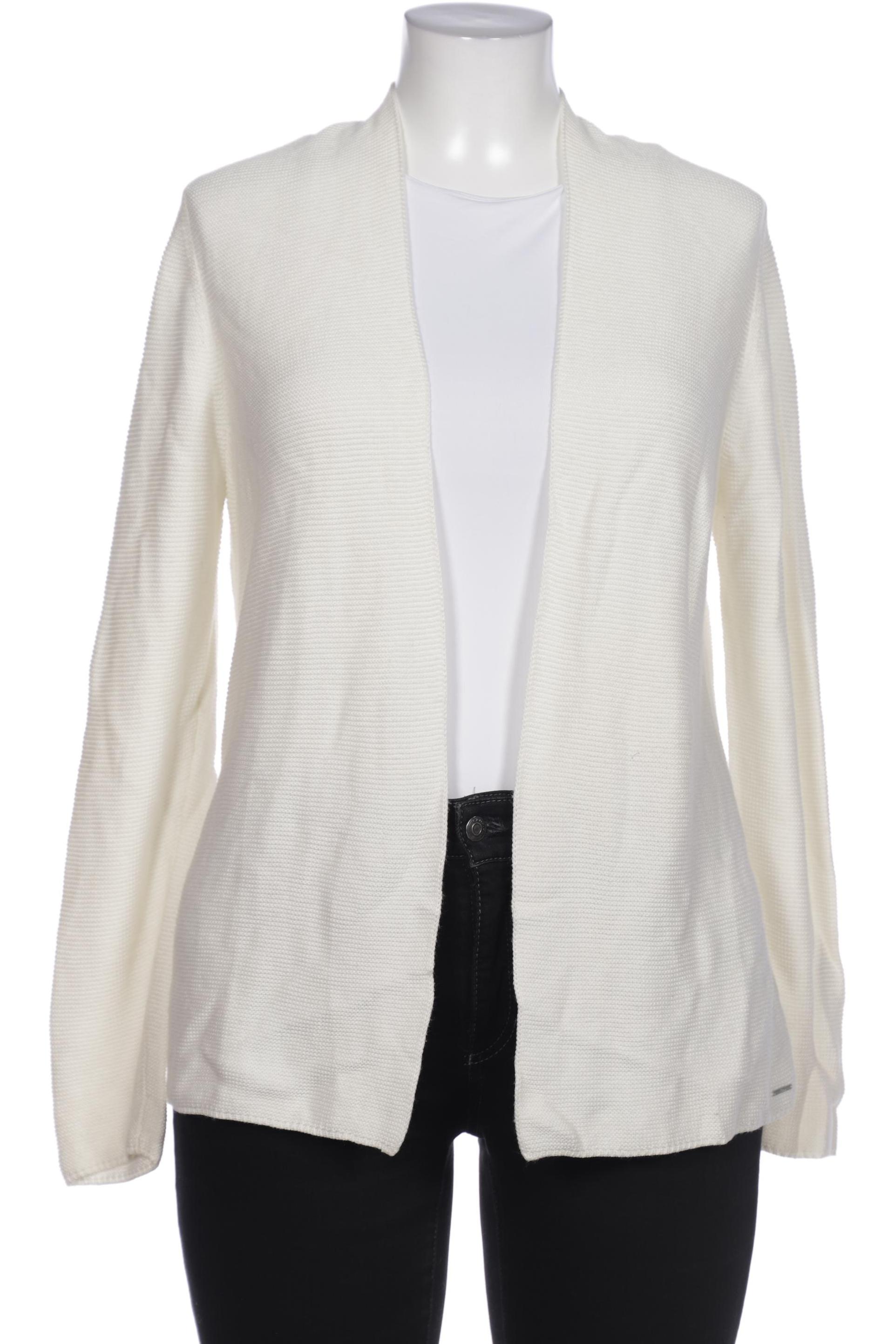 

s.Oliver Damen Strickjacke, weiß, Gr. 42