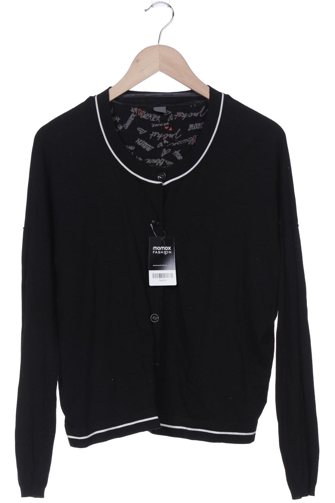 

s.Oliver Damen Strickjacke, schwarz, Gr. 38