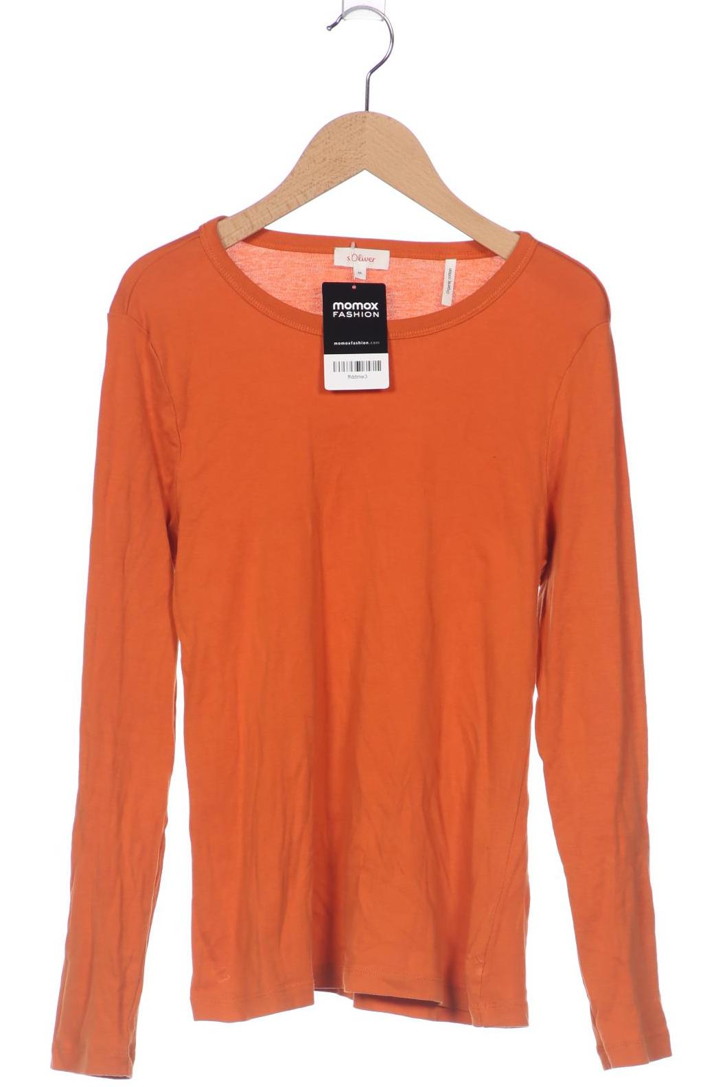 

s.Oliver Damen Langarmshirt, orange, Gr. 38