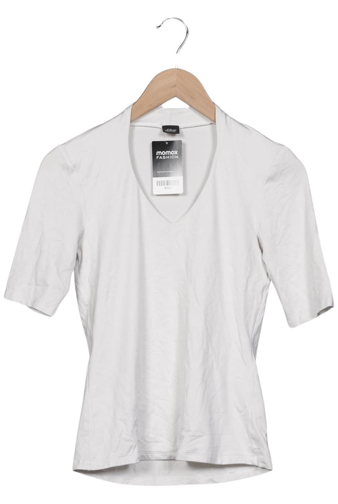 

s.Oliver Damen T-Shirt, cremeweiß, Gr. 36