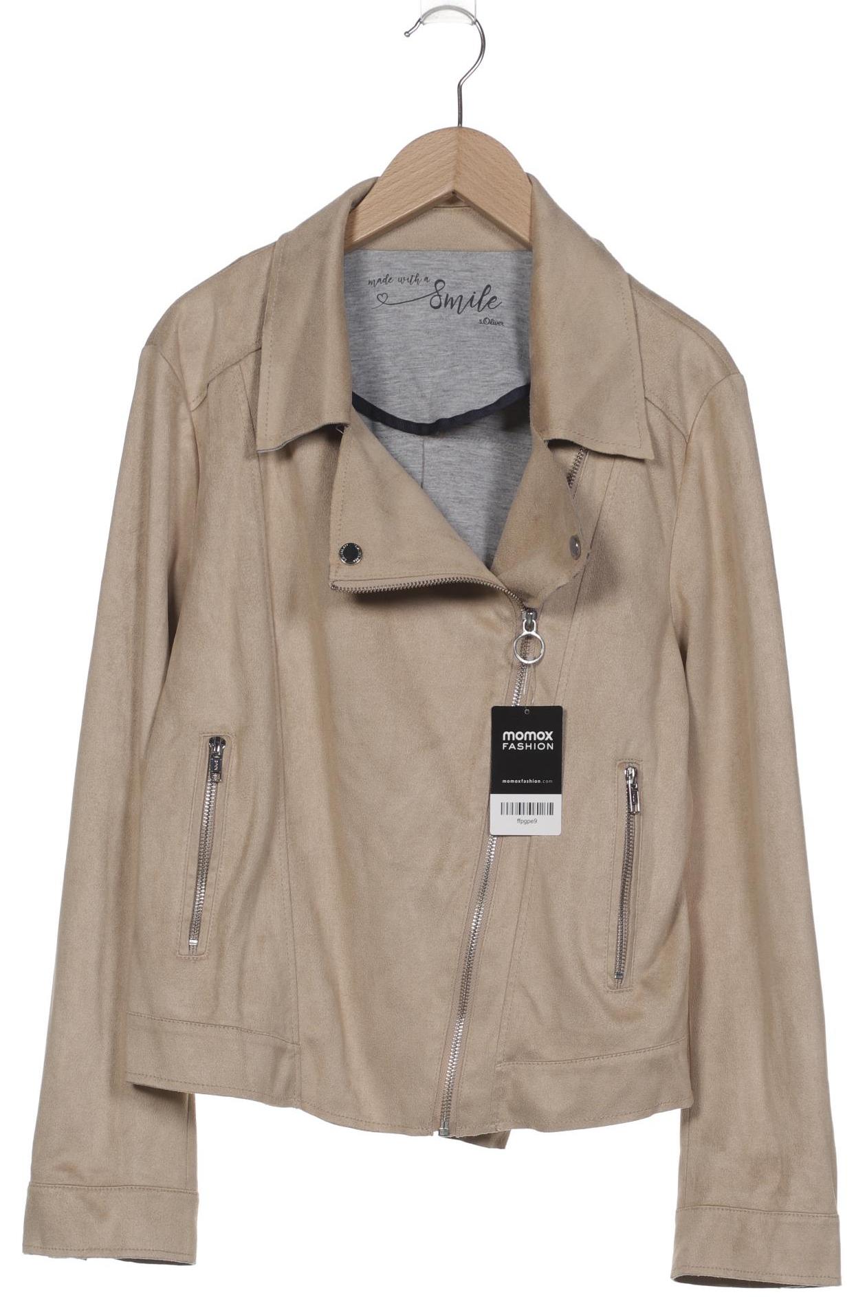 

s.Oliver Damen Jacke, beige, Gr. 42