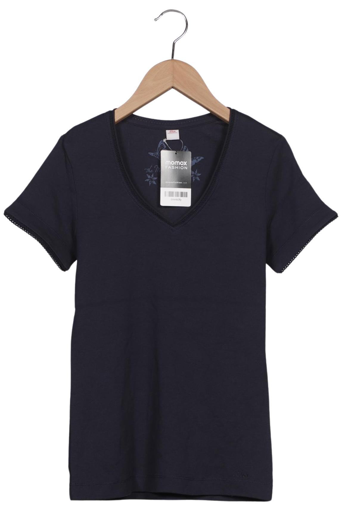 

s.Oliver Damen T-Shirt, marineblau, Gr. 36