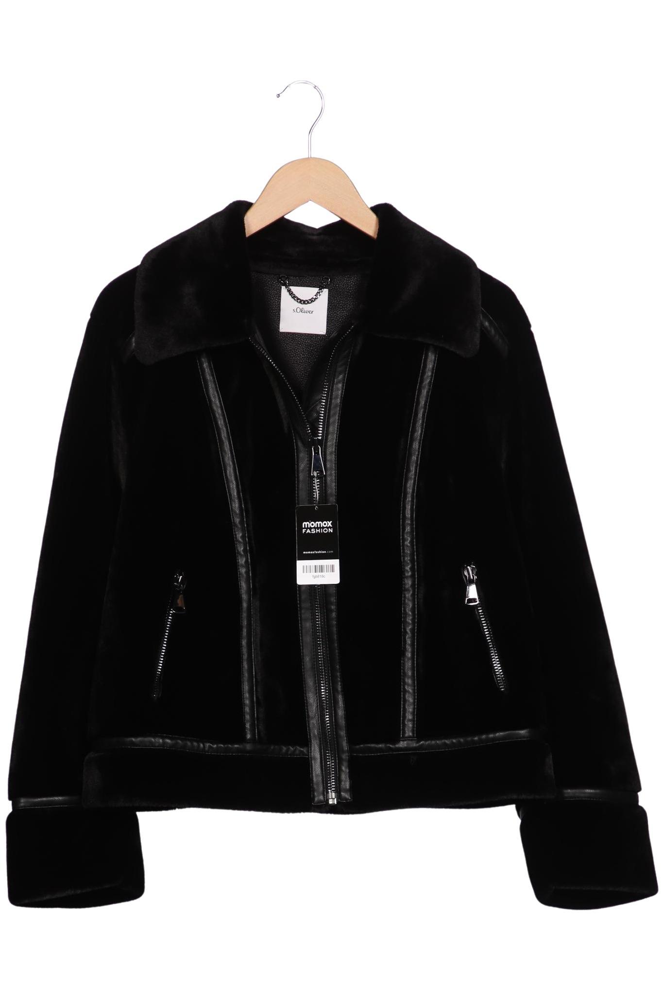 

s.Oliver Damen Jacke, schwarz, Gr. 42