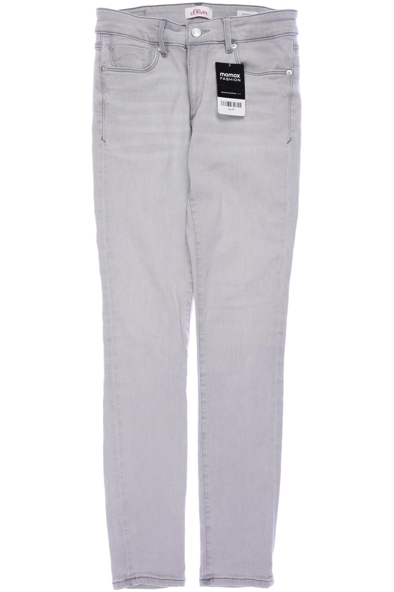 

s.Oliver Damen Jeans, grau