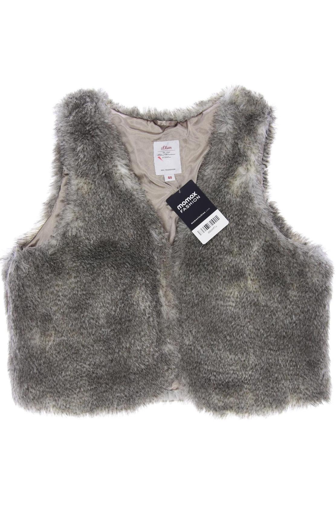 

s.Oliver Damen Weste, grau, Gr. 40