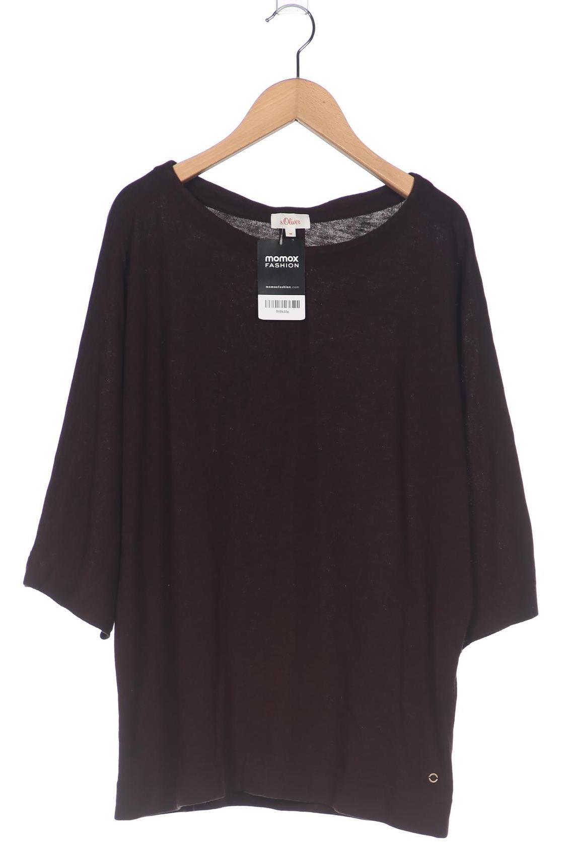 

s.Oliver Damen T-Shirt, braun, Gr. 38