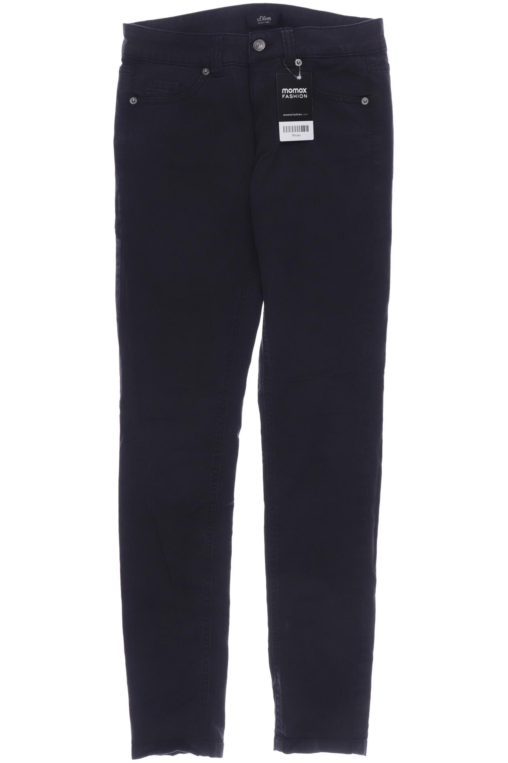 

s.Oliver Damen Jeans, schwarz