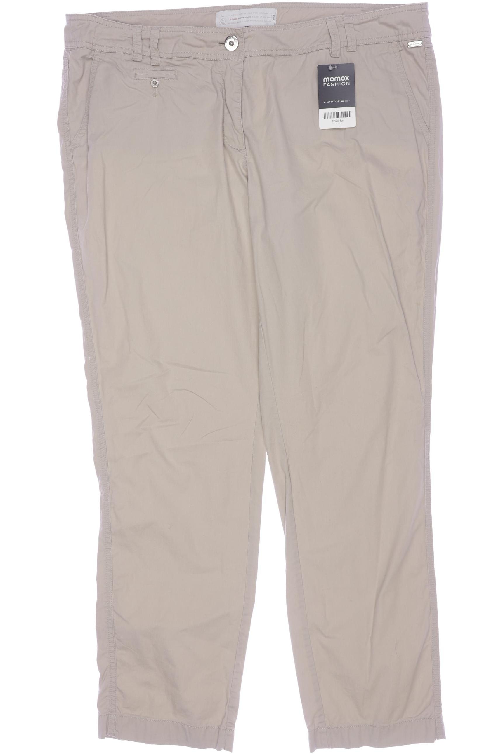 

s.Oliver Damen Stoffhose, beige, Gr. 46