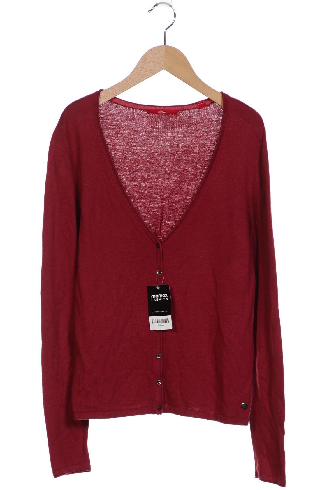 

s.Oliver Damen Strickjacke, bordeaux, Gr. 36